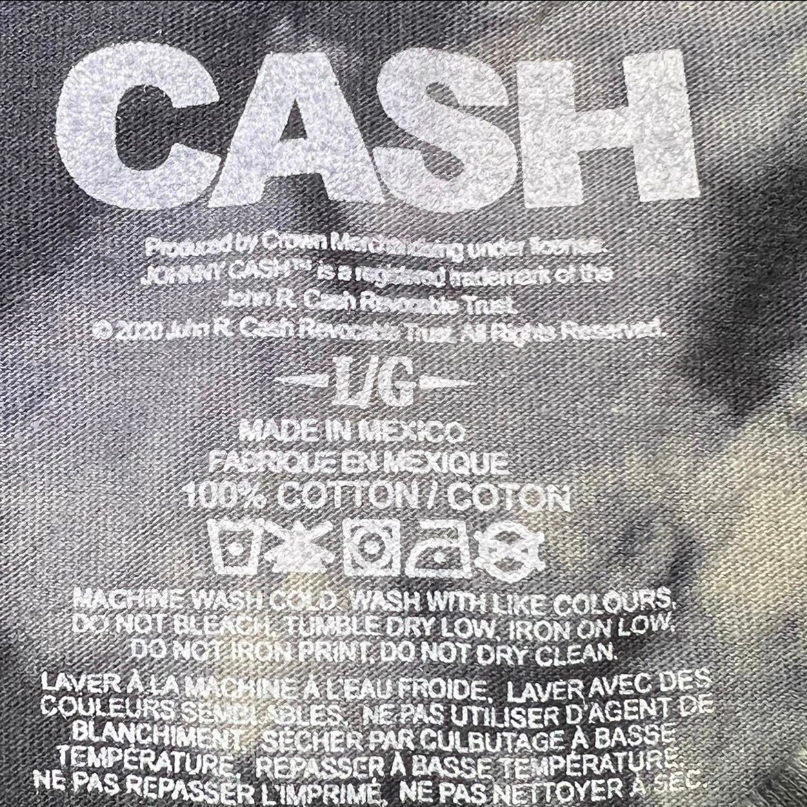 Vintage Johnny Cash Tee Size US L / EU 52-54 / 3 - 4 Thumbnail