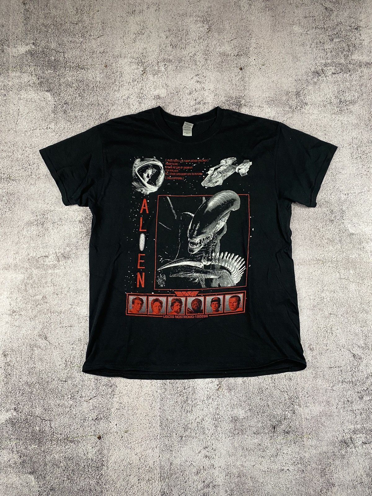 Streetwear × Vintage Vintage Alien Nostromo horror movie tshirt | Grailed