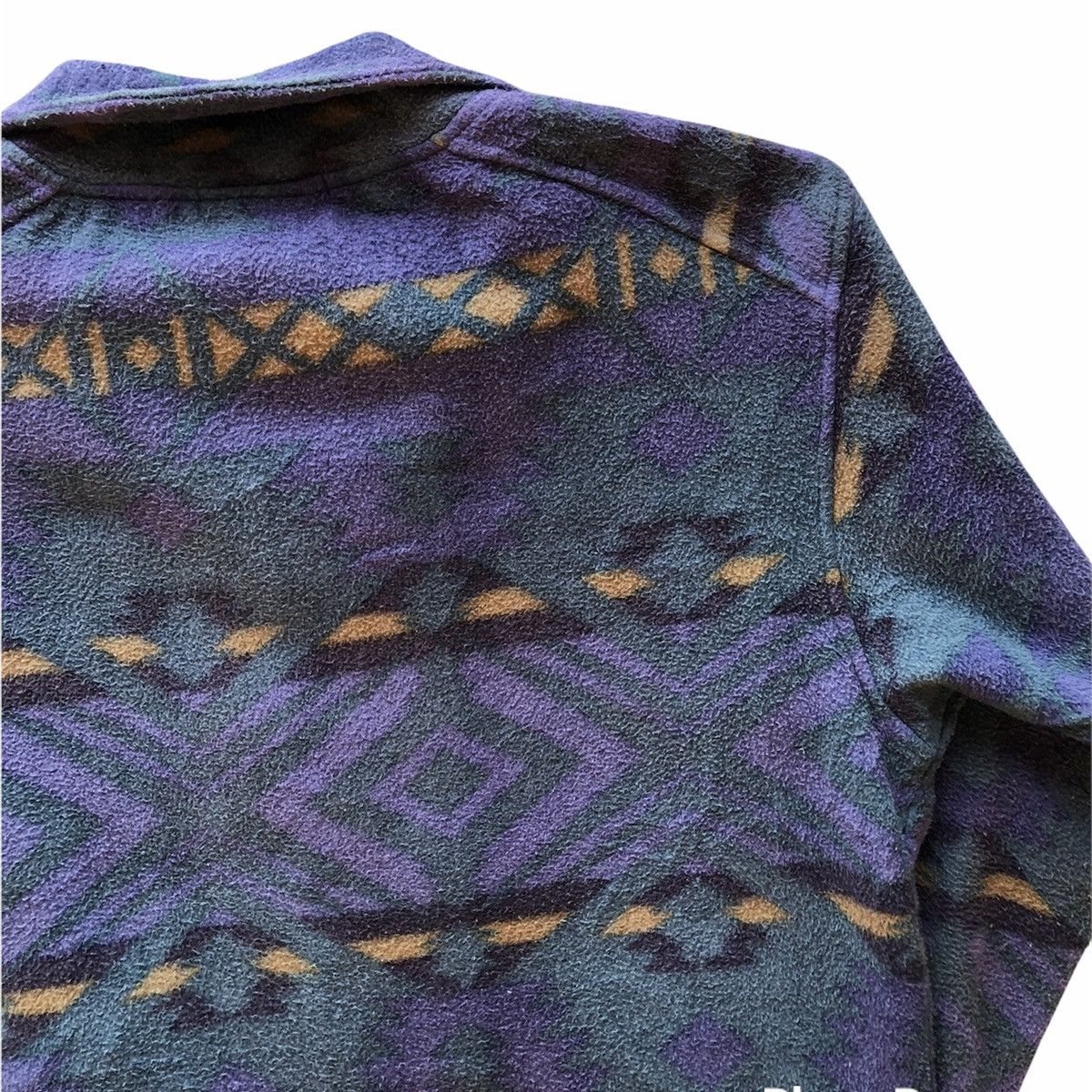 Japanese Brand Vintage 90's Sweater Fleece Navajo Native Zipper Size US XL / EU 56 / 4 - 6 Thumbnail