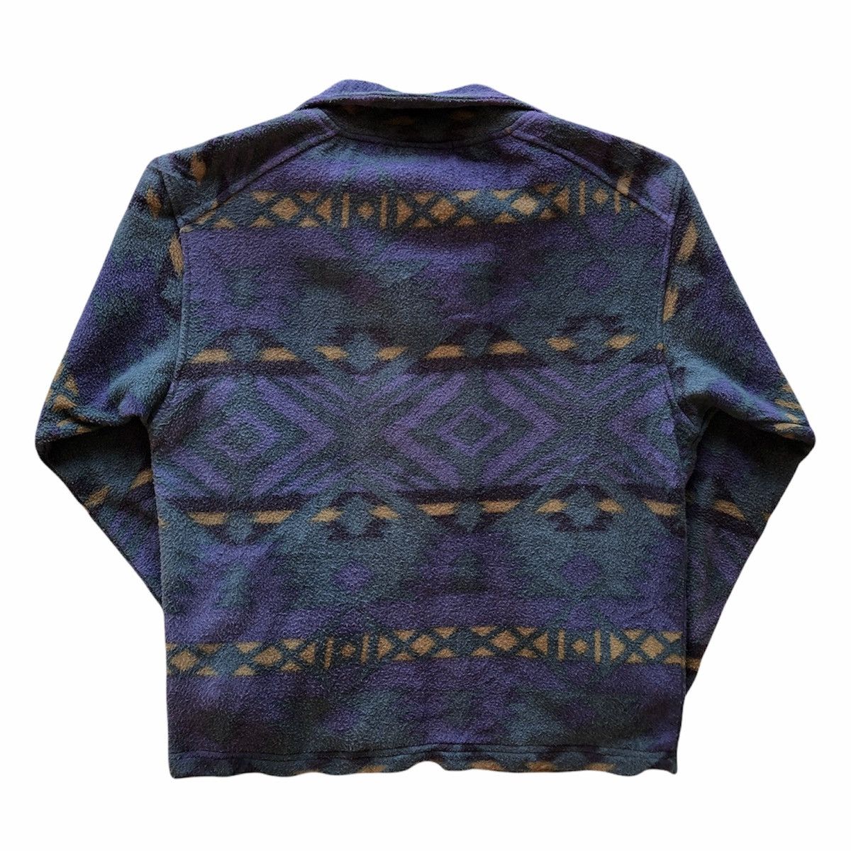 Japanese Brand Vintage 90's Sweater Fleece Navajo Native Zipper Size US XL / EU 56 / 4 - 5 Thumbnail