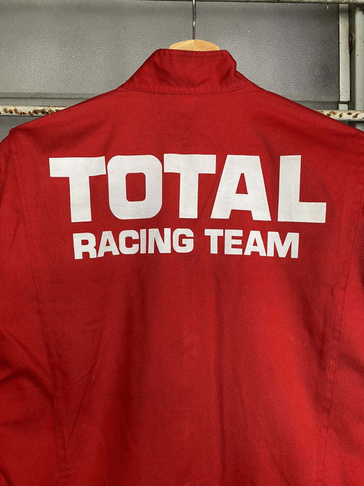 Japanese Brand ⚡️Steals⚡️ TOTAL RACING TEAM Spellout Coverall Size US 35 - 6 Thumbnail
