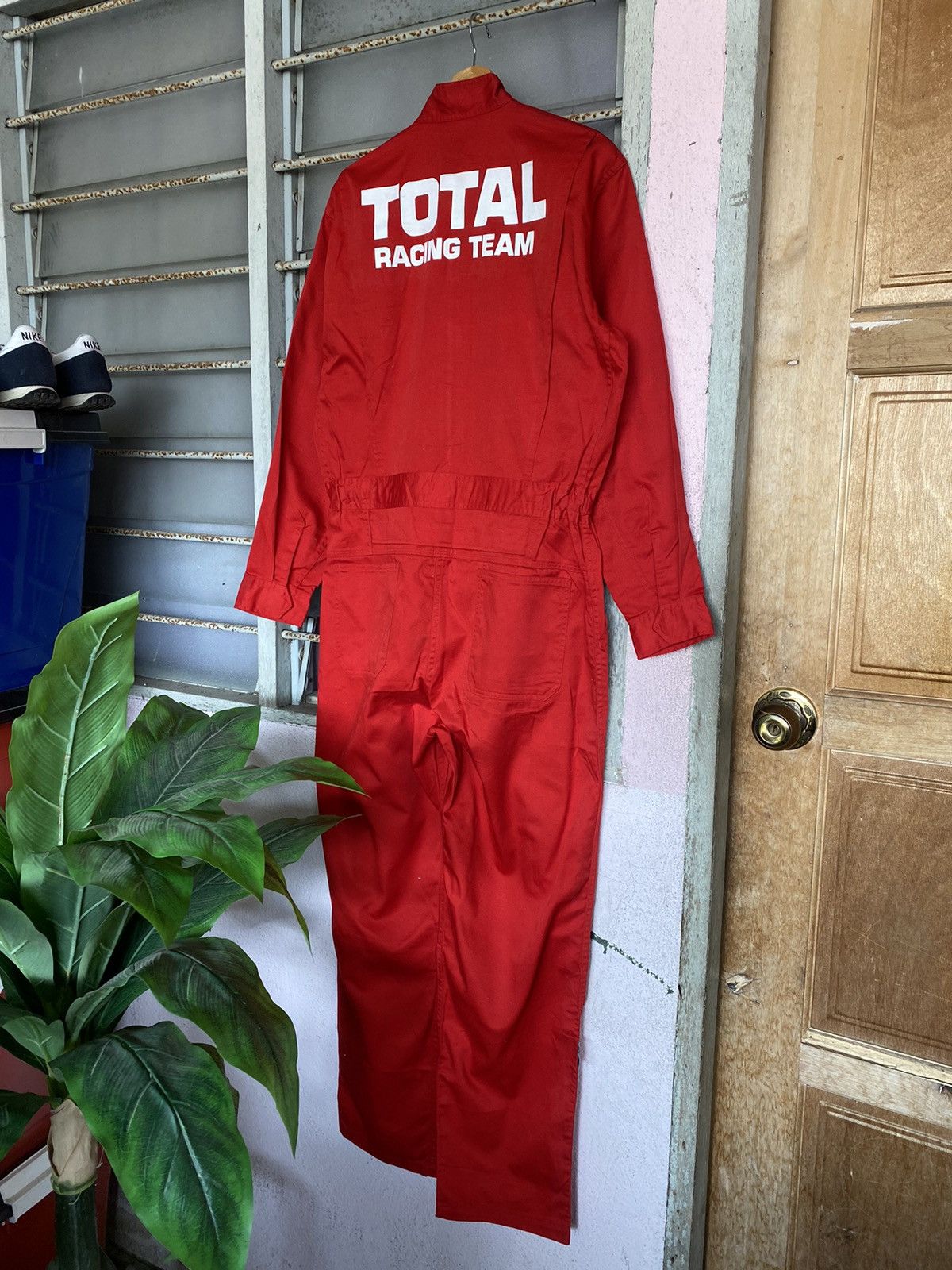 Japanese Brand ⚡️Steals⚡️ TOTAL RACING TEAM Spellout Coverall Size US 35 - 2 Thumbnail