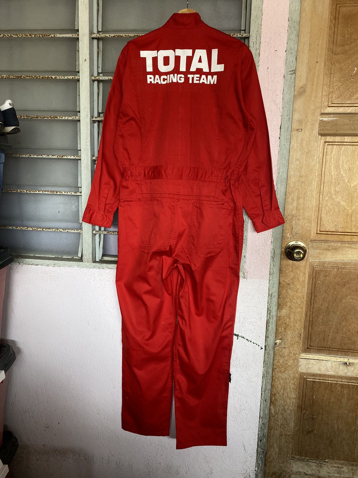 Japanese Brand ⚡️Steals⚡️ TOTAL RACING TEAM Spellout Coverall Size US 35 - 10 Thumbnail