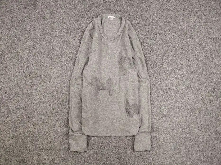 James Perse Standard James Perse Gray logo Light crewneck Sweatshirt USA Size US L / EU 52-54 / 3 - 1 Thumbnail