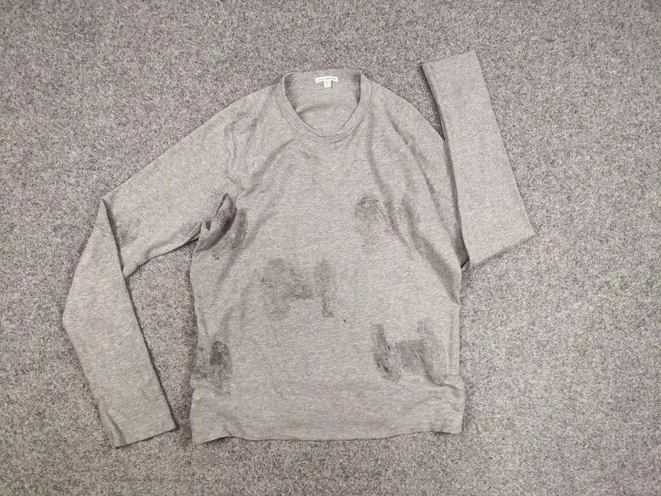 James Perse Standard James Perse Gray logo Light crewneck Sweatshirt USA Size US L / EU 52-54 / 3 - 5 Thumbnail