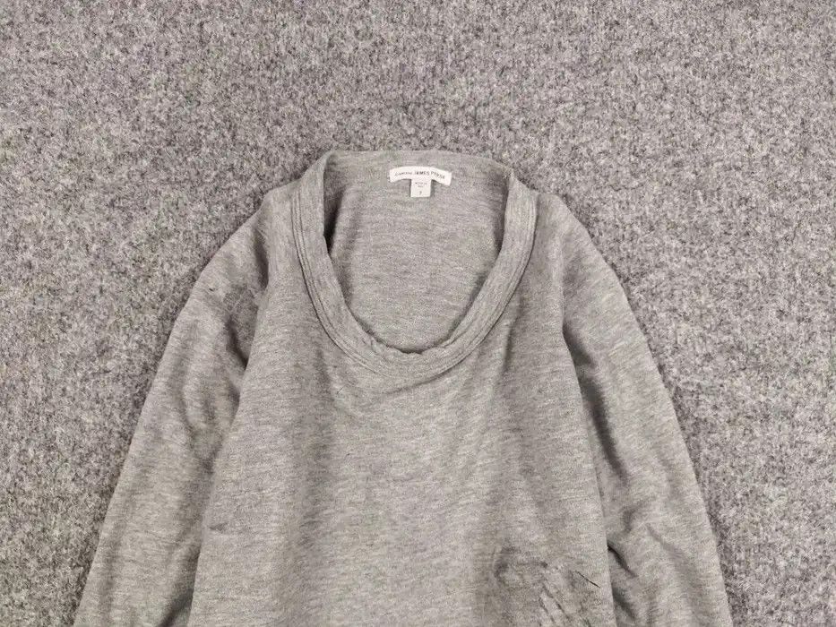 James Perse Standard James Perse Gray logo Light crewneck Sweatshirt USA Size US L / EU 52-54 / 3 - 3 Thumbnail