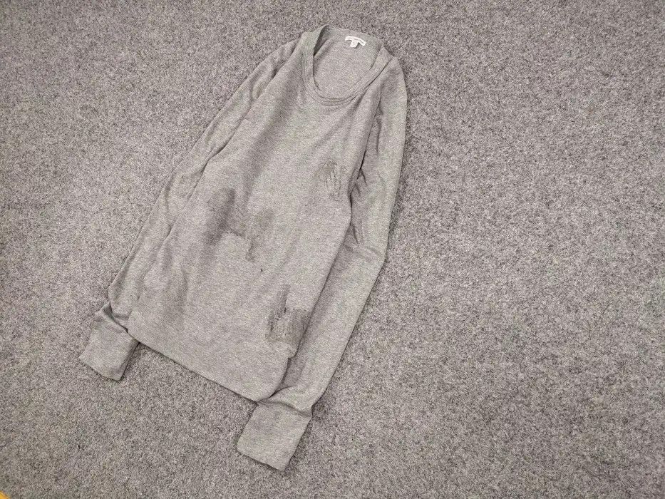 James Perse Standard James Perse Gray logo Light crewneck Sweatshirt USA Size US L / EU 52-54 / 3 - 2 Thumbnail