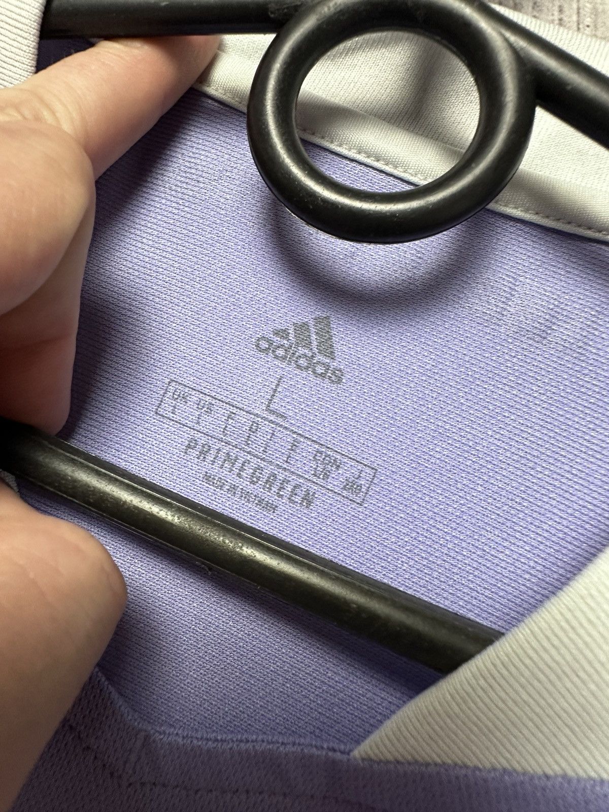 Vintage Vintage Leeds Adidas purple soccer jersey rare away Large Size US L / EU 52-54 / 3 - 7 Thumbnail
