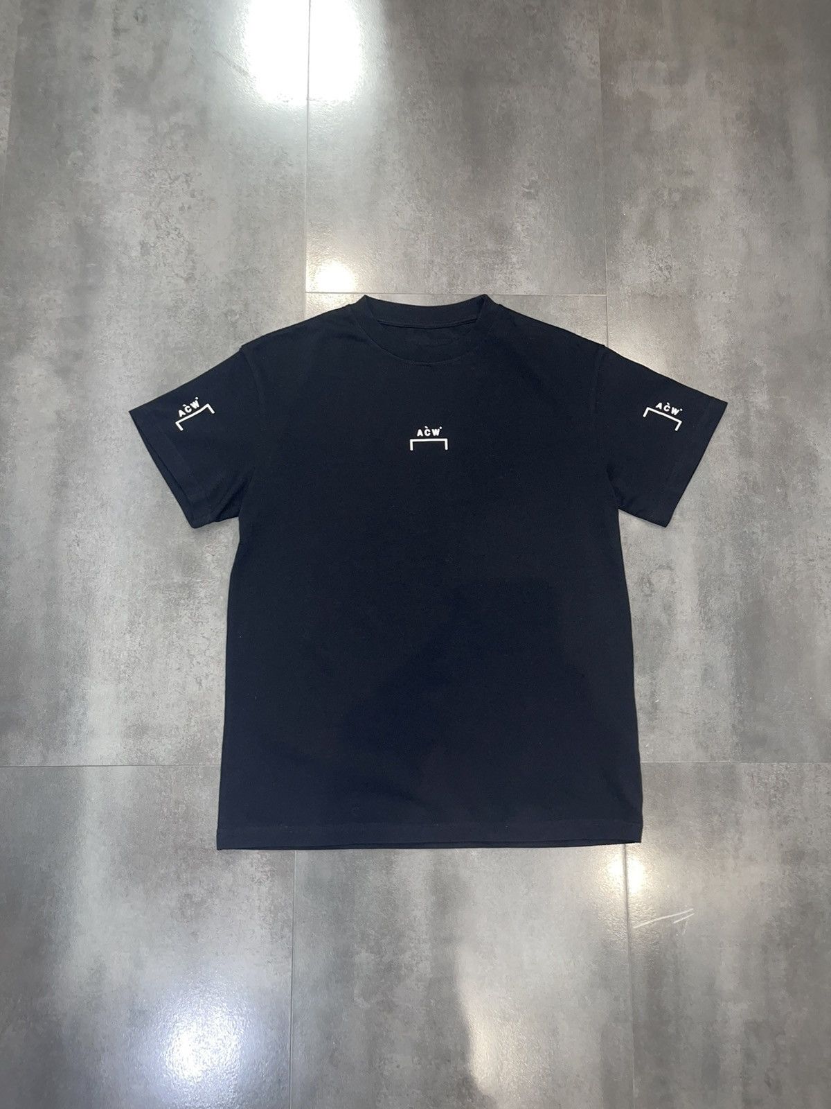 A-COLD-WALL* A-Cold-Wall* Foundation Logo Black Technical T-Shirt Size US S / EU 44-46 / 1 - 6 Thumbnail