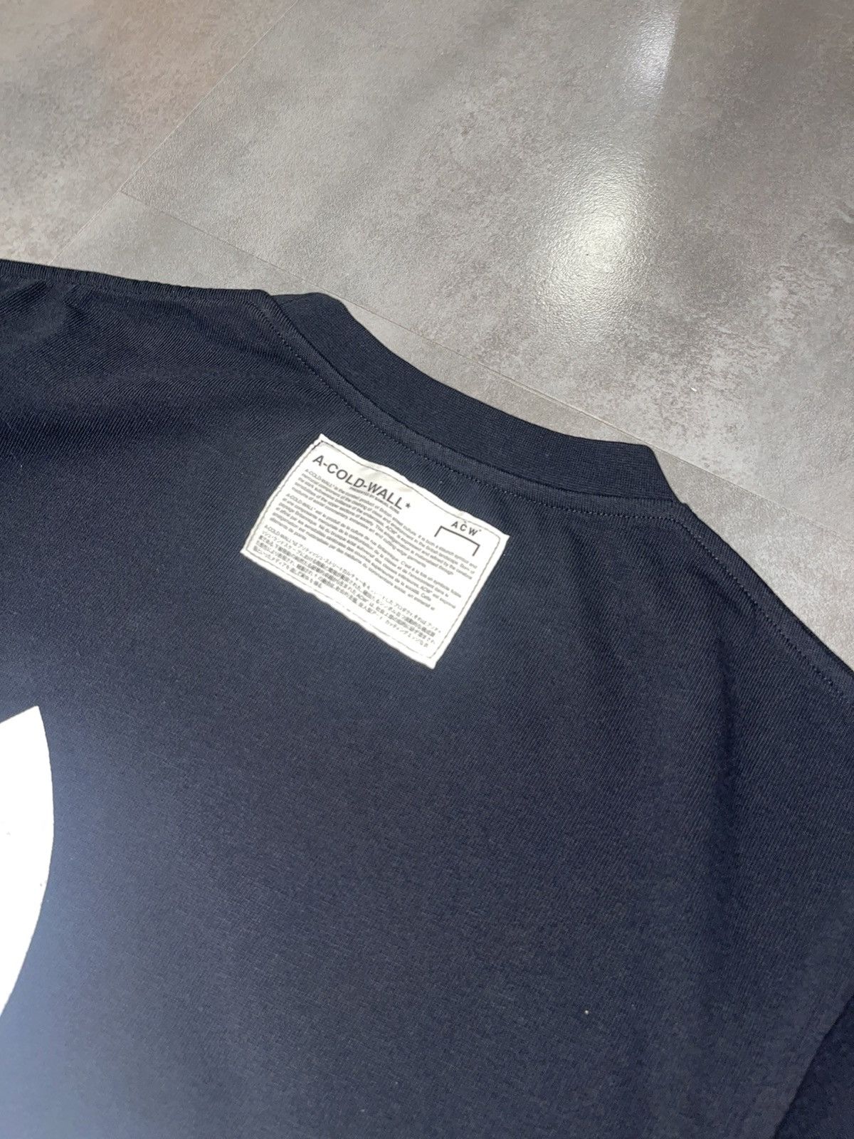 A-COLD-WALL* A-Cold-Wall* Foundation Logo Black Technical T-Shirt Size US S / EU 44-46 / 1 - 17 Thumbnail