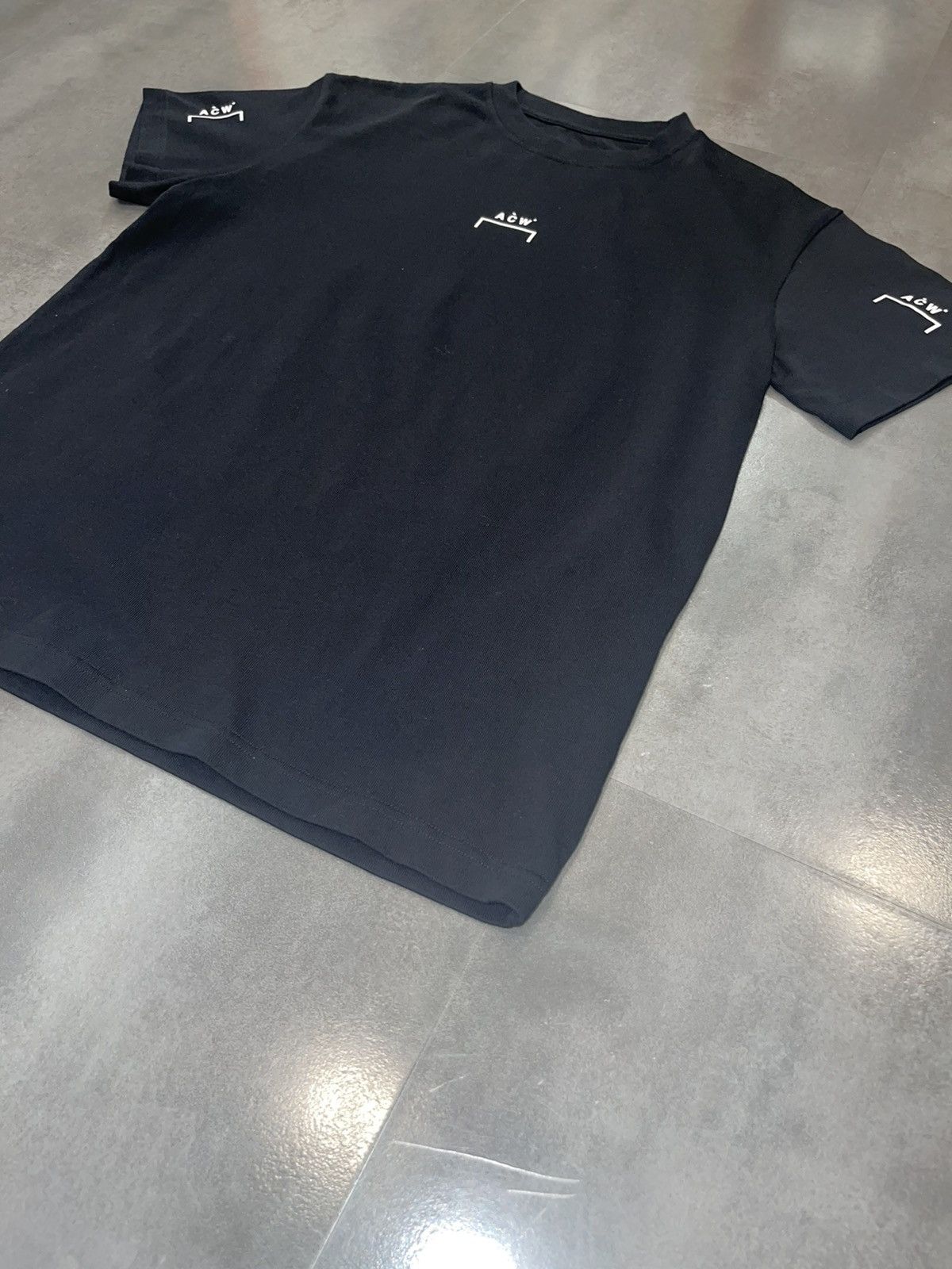 A-COLD-WALL* A-Cold-Wall* Foundation Logo Black Technical T-Shirt Size US S / EU 44-46 / 1 - 7 Thumbnail