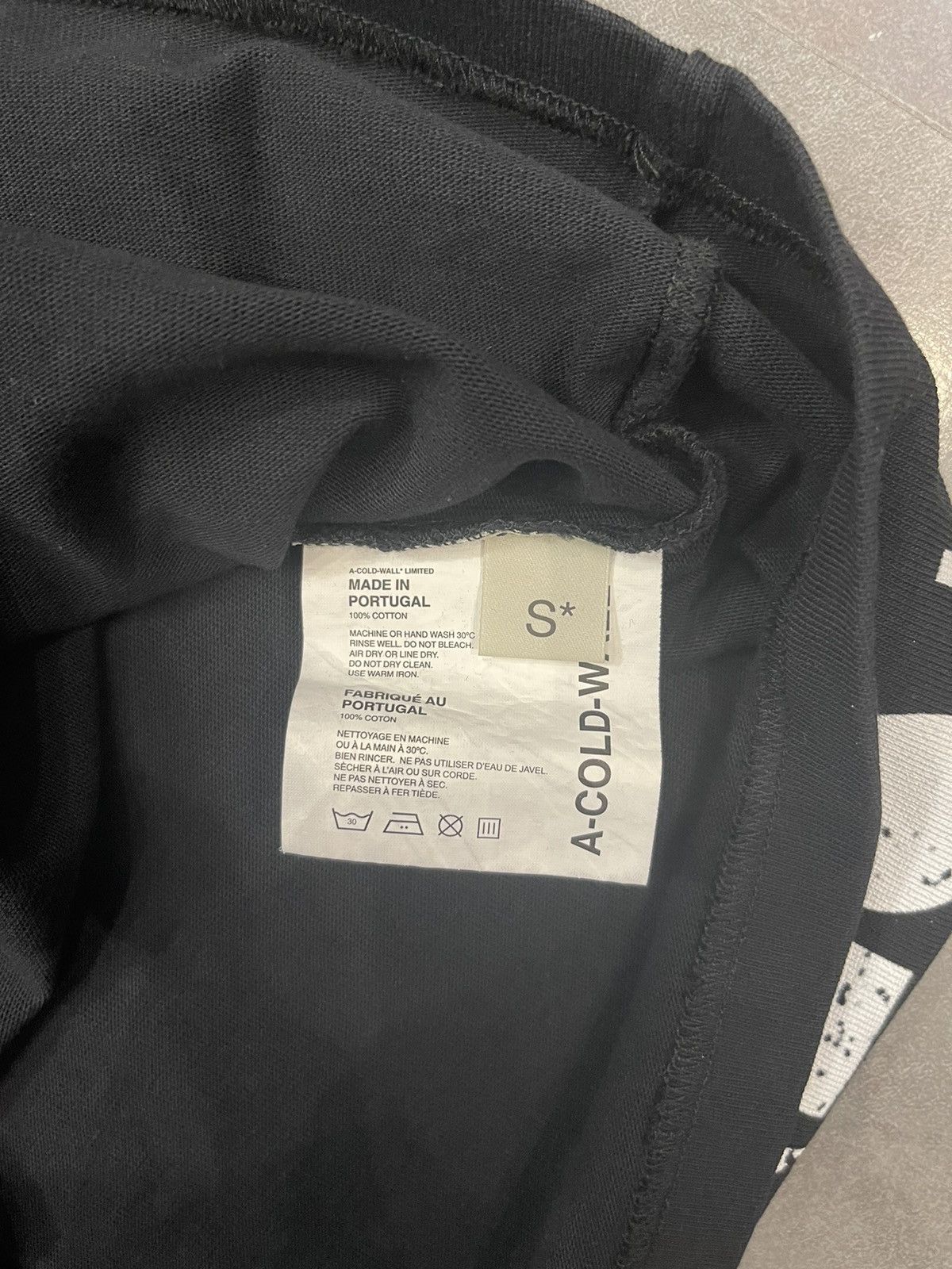 A-COLD-WALL* A-Cold-Wall* Foundation Logo Black Technical T-Shirt Size US S / EU 44-46 / 1 - 18 Thumbnail