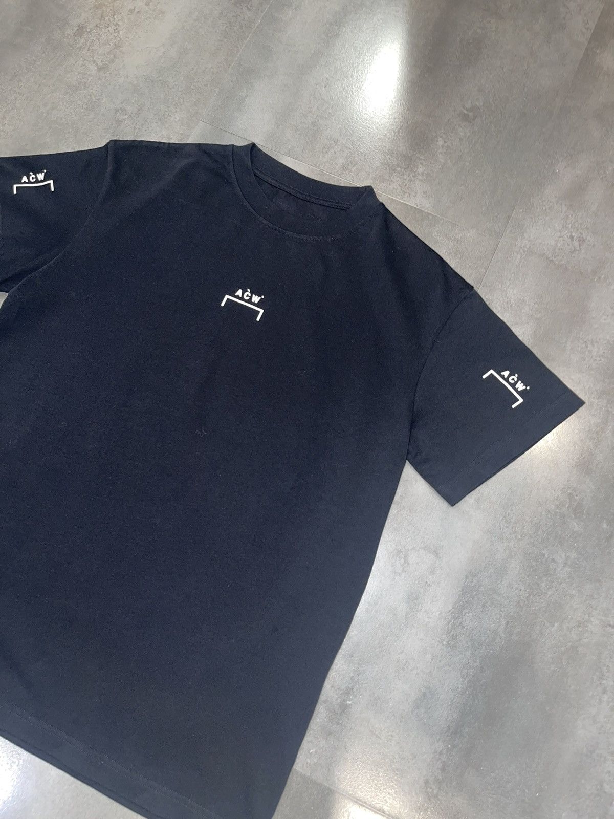 A-COLD-WALL* A-Cold-Wall* Foundation Logo Black Technical T-Shirt Size US S / EU 44-46 / 1 - 9 Thumbnail