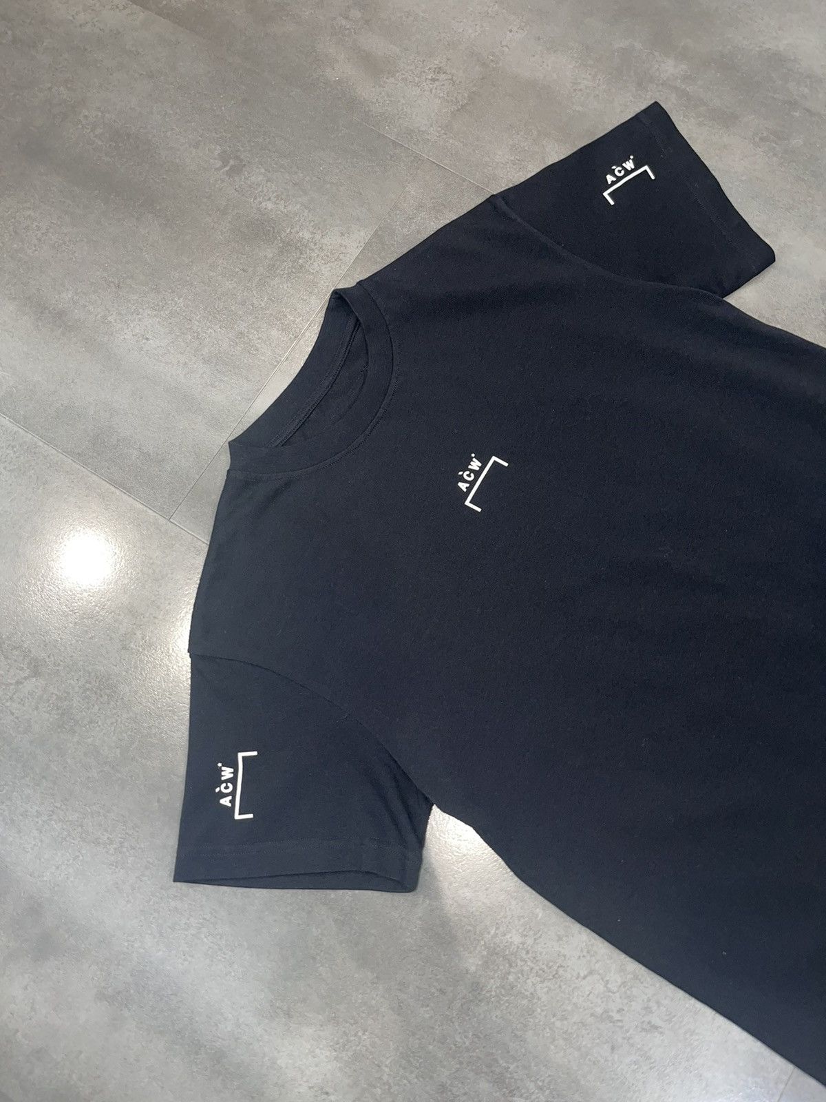 A-COLD-WALL* A-Cold-Wall* Foundation Logo Black Technical T-Shirt Size US S / EU 44-46 / 1 - 10 Thumbnail