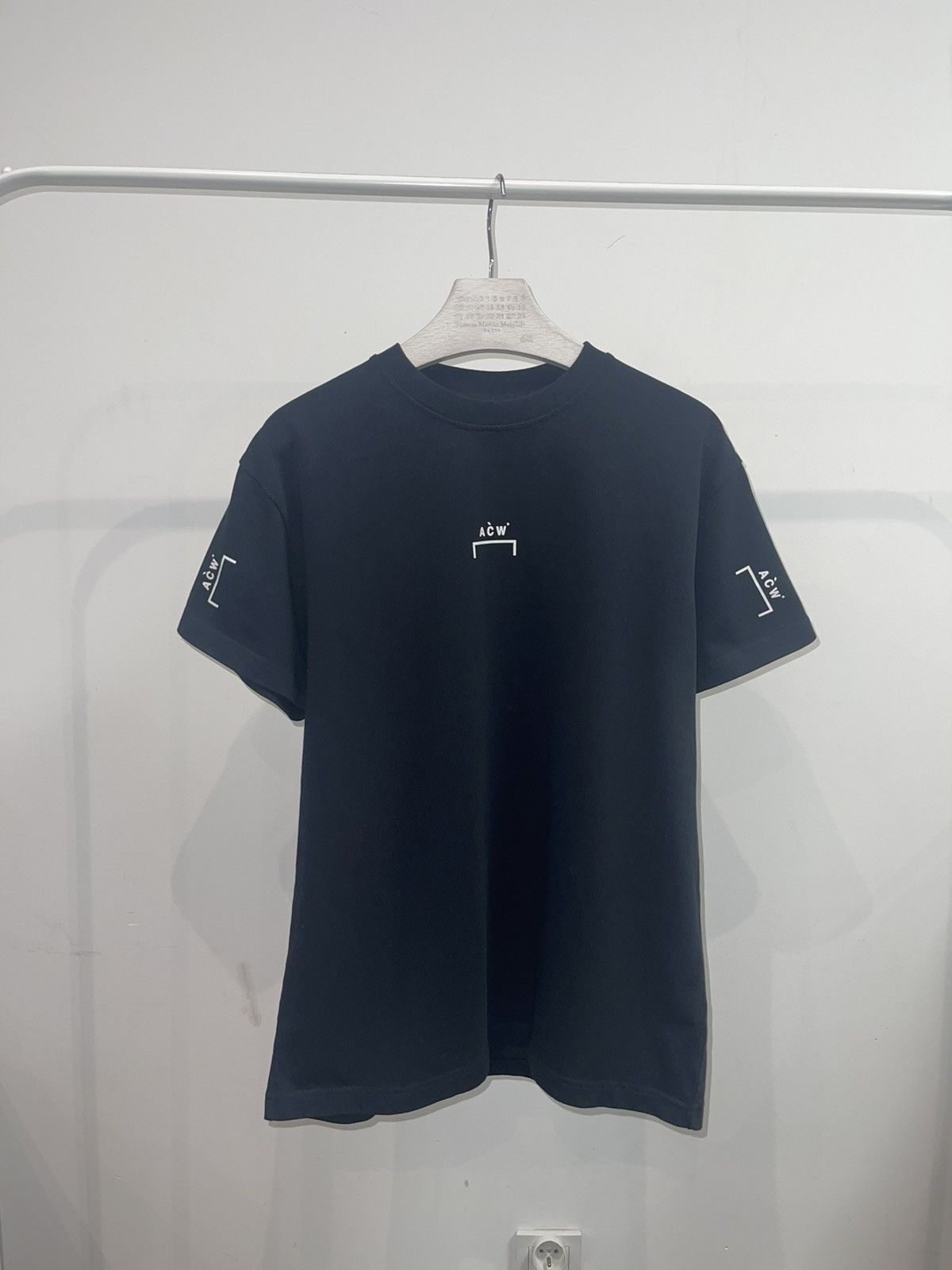 A-COLD-WALL* A-Cold-Wall* Foundation Logo Black Technical T-Shirt Size US S / EU 44-46 / 1 - 4 Thumbnail
