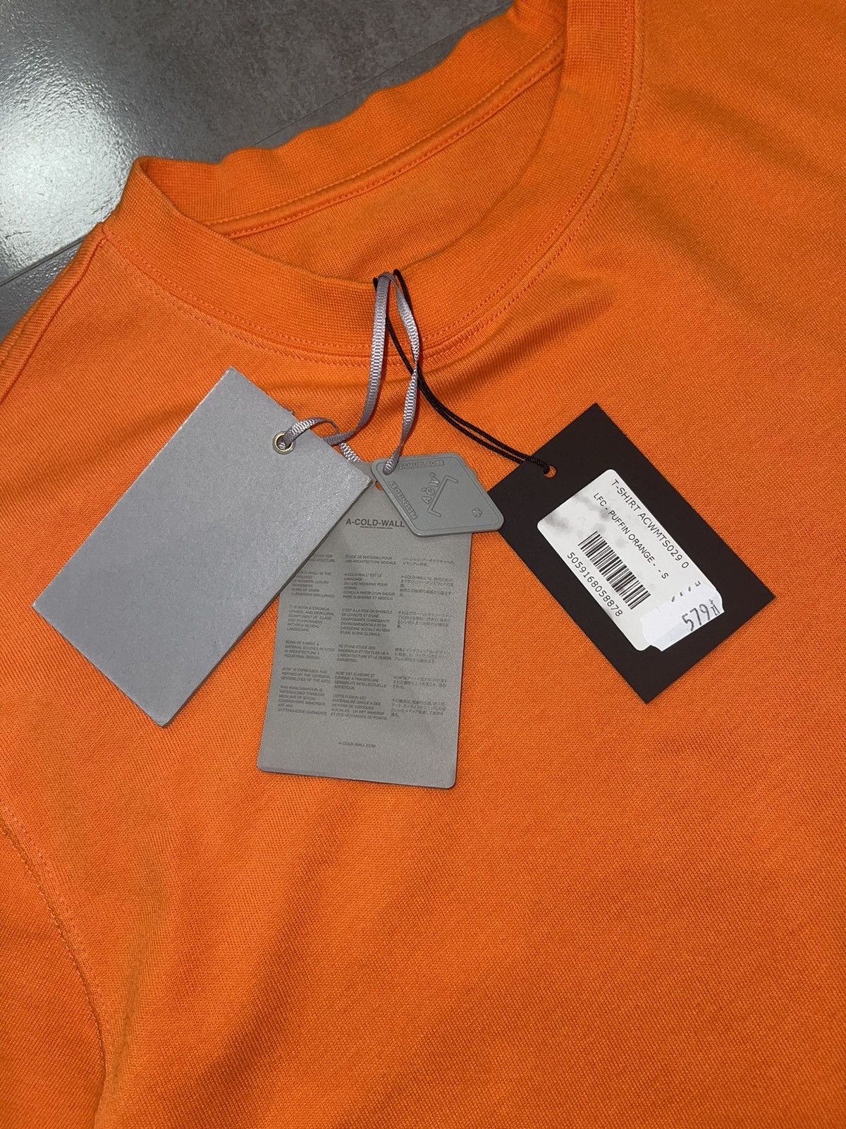 A-COLD-WALL* DSWT! A-Cold-Wall Small ACW Logo Technical Orange T-Shirt Size US S / EU 44-46 / 1 - 17 Thumbnail