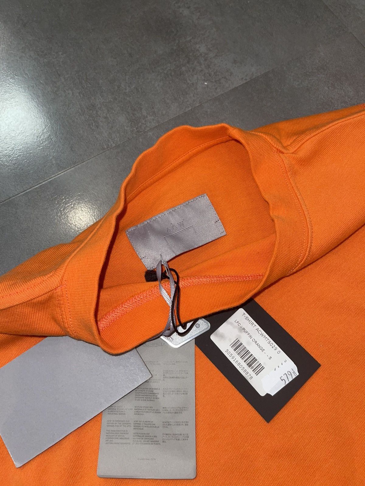 A-COLD-WALL* DSWT! A-Cold-Wall Small ACW Logo Technical Orange T-Shirt Size US S / EU 44-46 / 1 - 18 Thumbnail