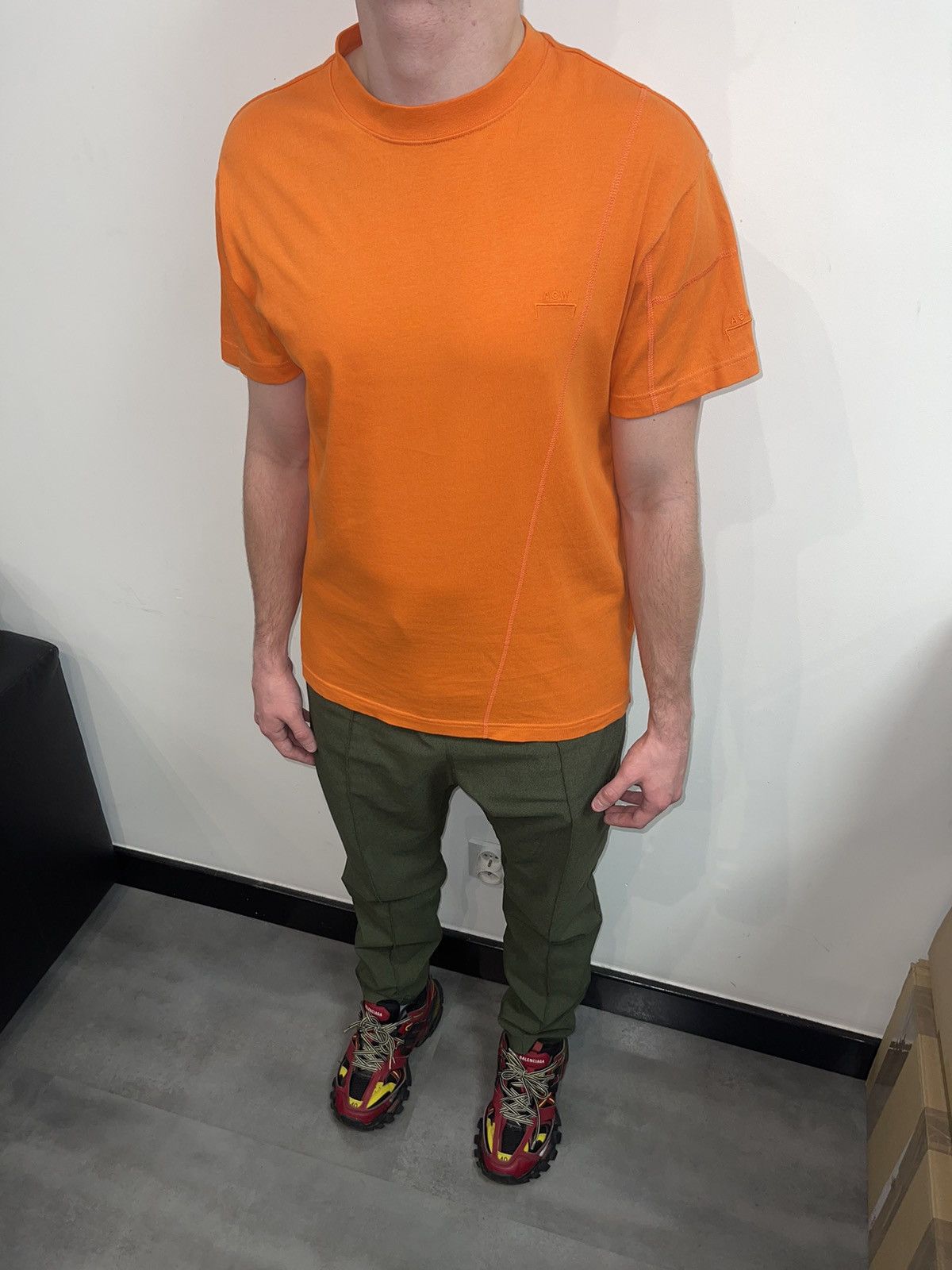A-COLD-WALL* DSWT! A-Cold-Wall Small ACW Logo Technical Orange T-Shirt Size US S / EU 44-46 / 1 - 2 Thumbnail
