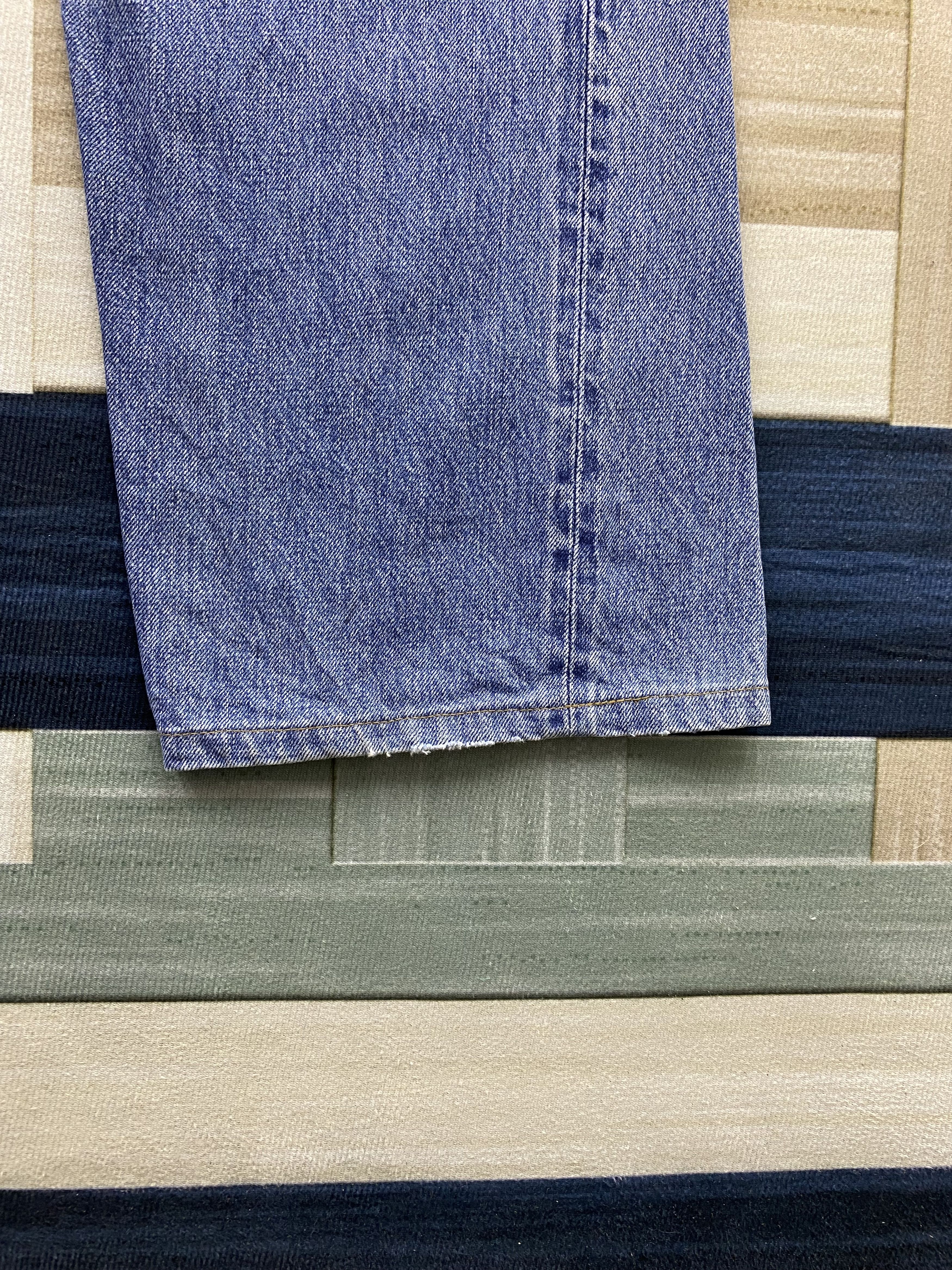 Japanese Brand Vintage Japanese Brand Distress Selvegde Denim Jean Size US 31 - 12 Thumbnail