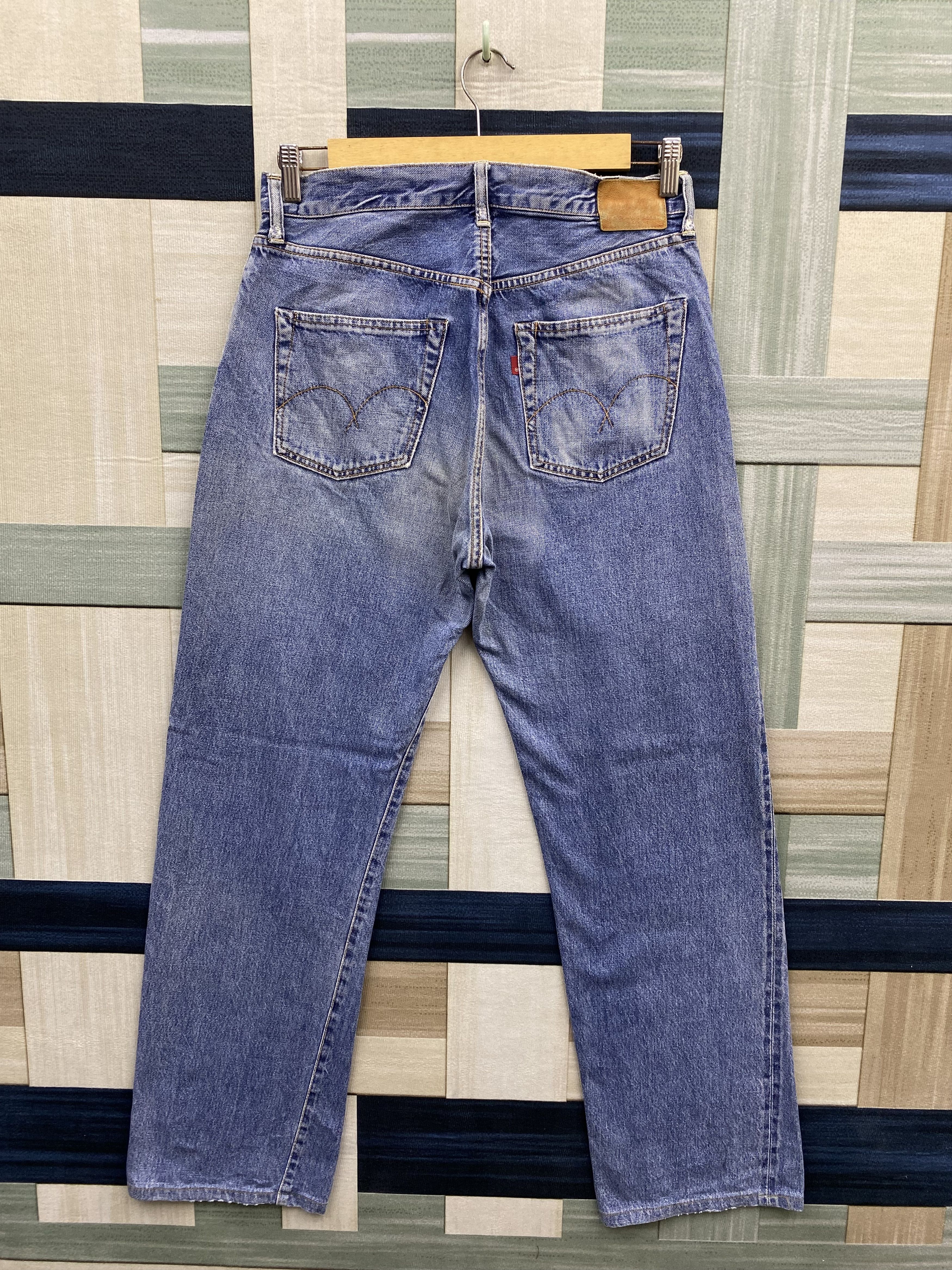 Japanese Brand Vintage Japanese Brand Distress Selvegde Denim Jean Size US 31 - 2 Thumbnail