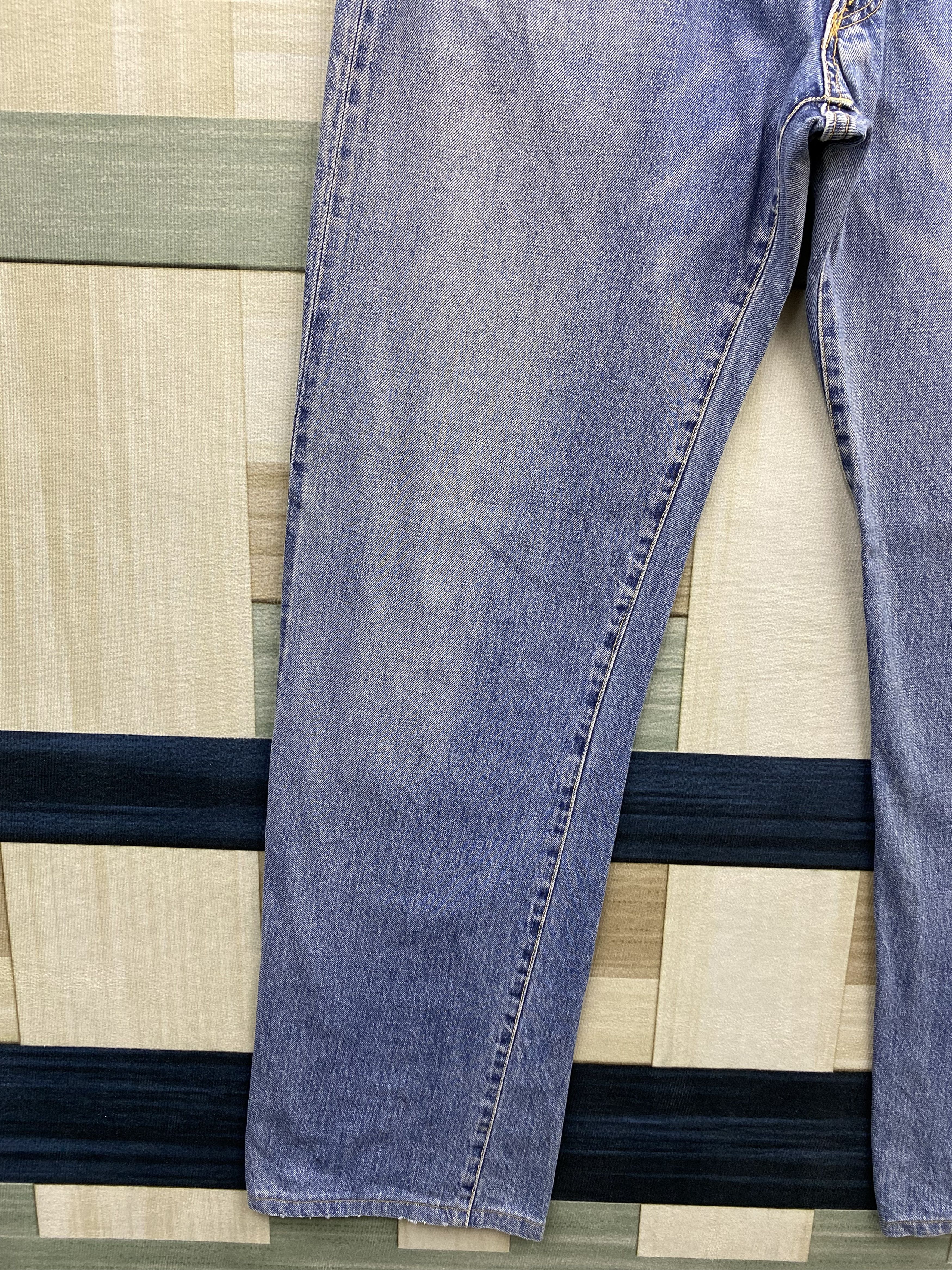 Japanese Brand Vintage Japanese Brand Distress Selvegde Denim Jean Size US 31 - 7 Thumbnail