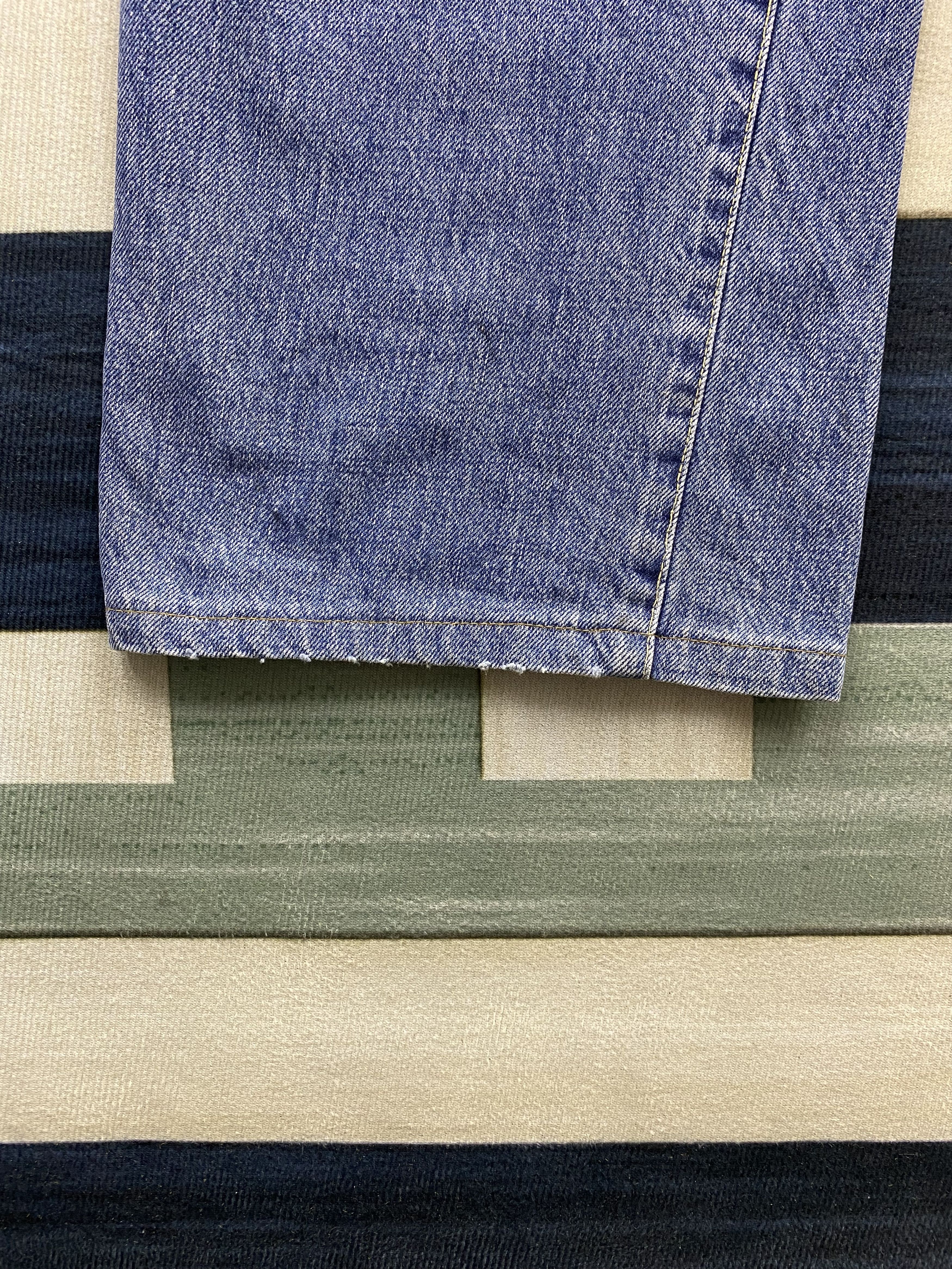 Japanese Brand Vintage Japanese Brand Distress Selvegde Denim Jean Size US 31 - 11 Thumbnail