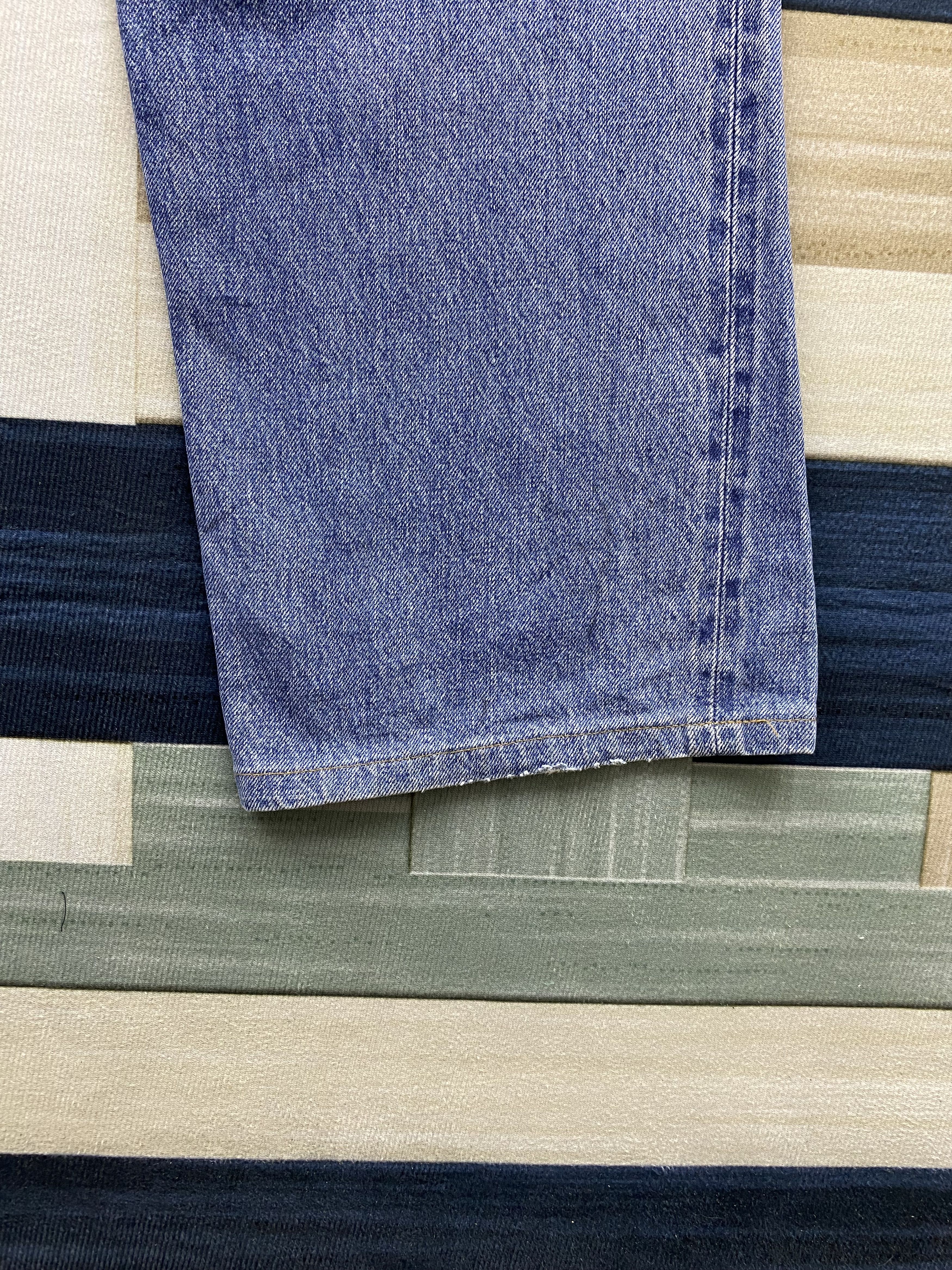 Japanese Brand Vintage Japanese Brand Distress Selvegde Denim Jean Size US 31 - 14 Thumbnail