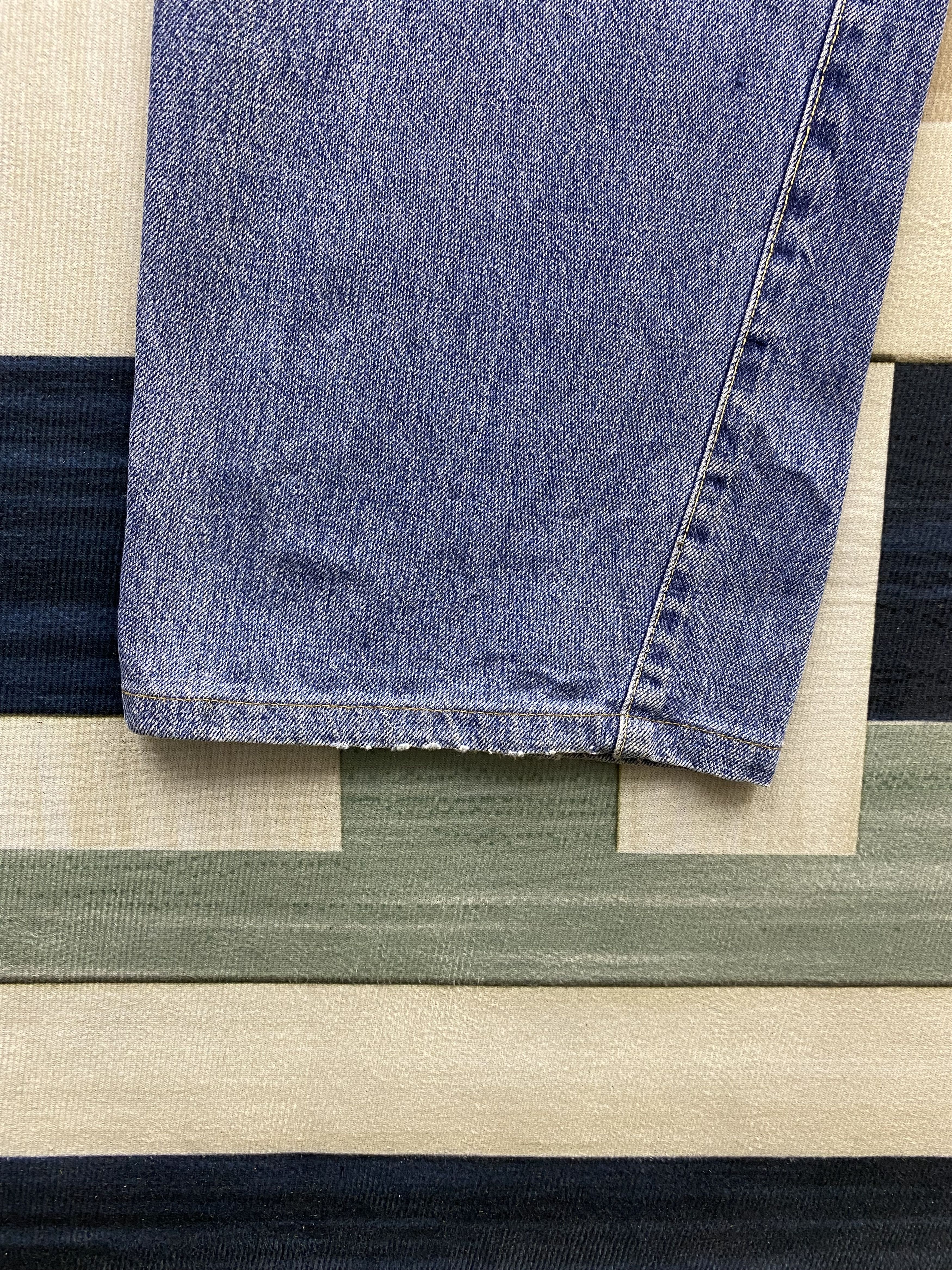 Japanese Brand Vintage Japanese Brand Distress Selvegde Denim Jean Size US 31 - 13 Thumbnail