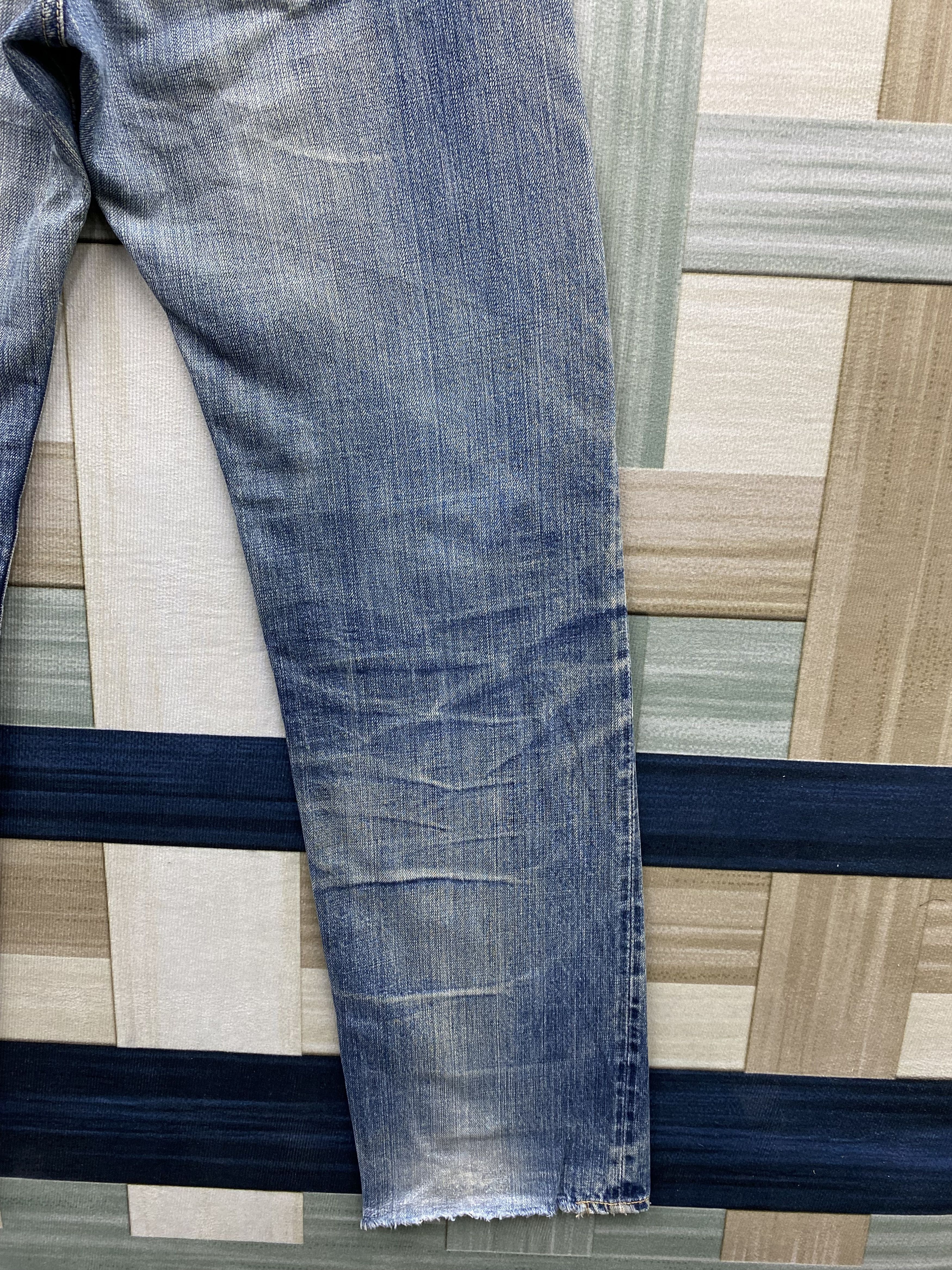 OMNIGOD Vintage Japanese Brand Omnigod Distress Selvedge Denim Jean Size US 30 / EU 46 - 10 Thumbnail