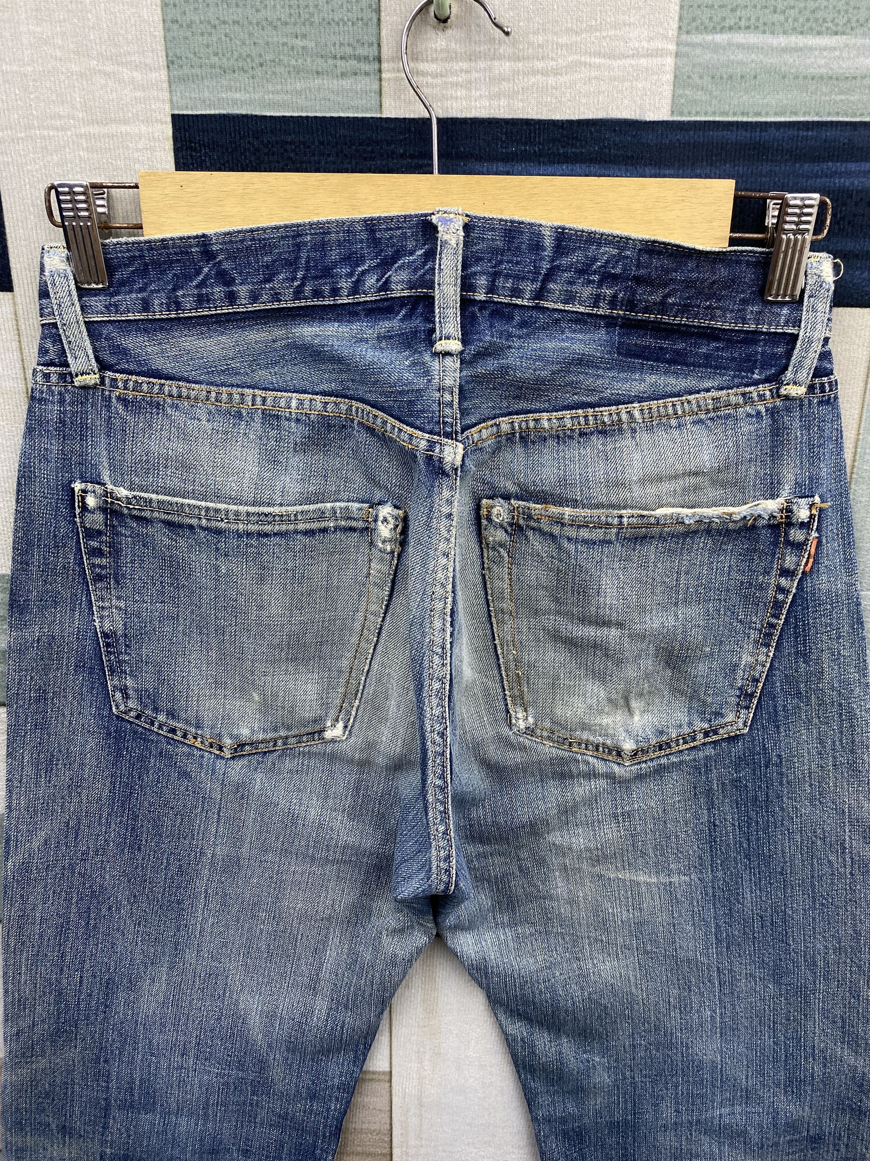 OMNIGOD Vintage Japanese Brand Omnigod Distress Selvedge Denim Jean Size US 30 / EU 46 - 4 Thumbnail