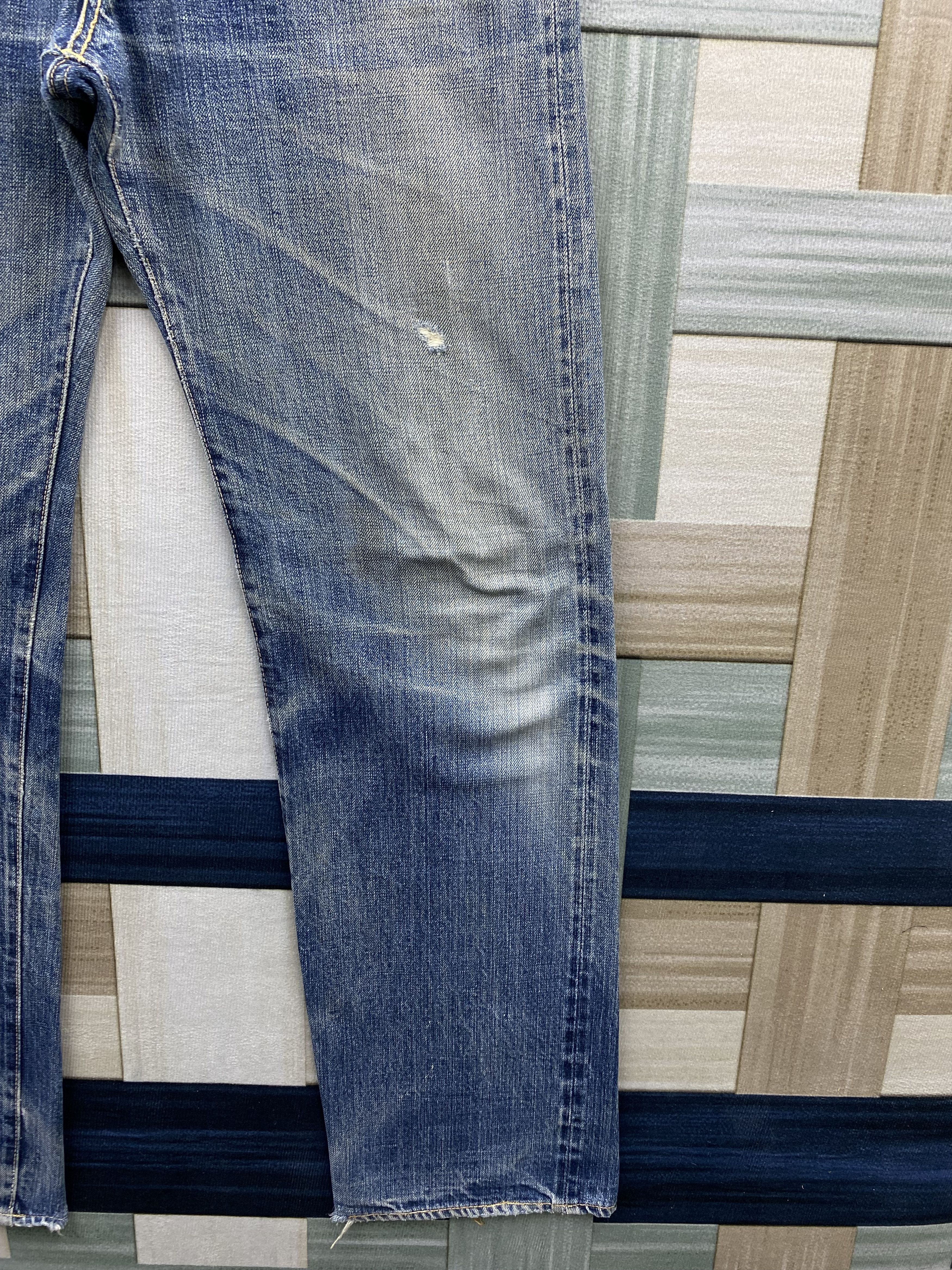 OMNIGOD Vintage Japanese Brand Omnigod Distress Selvedge Denim Jean Size US 30 / EU 46 - 6 Thumbnail