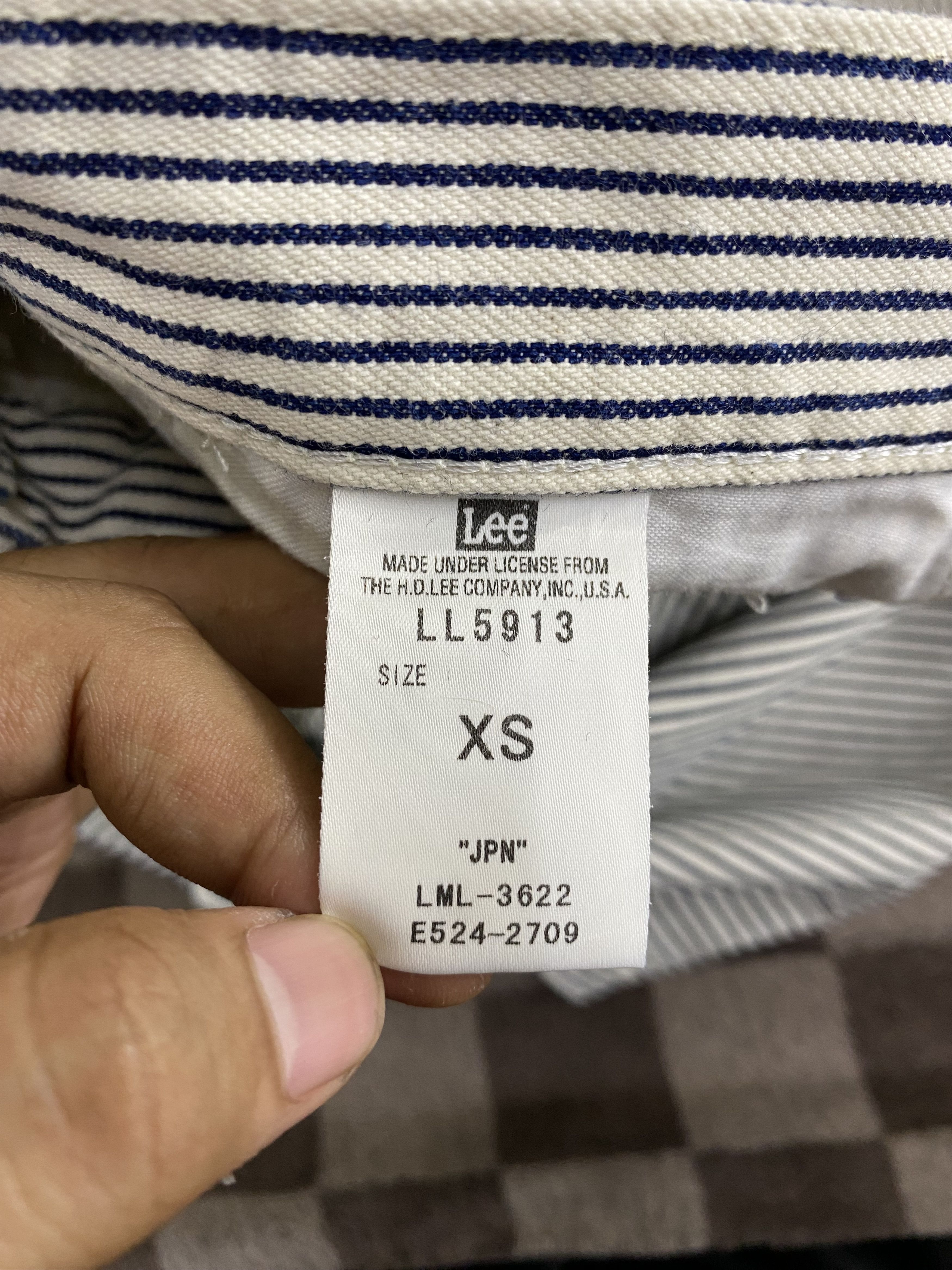 Lee Lee Hickory Baggy Jean Size 27" / US 4 / IT 40 - 11 Thumbnail