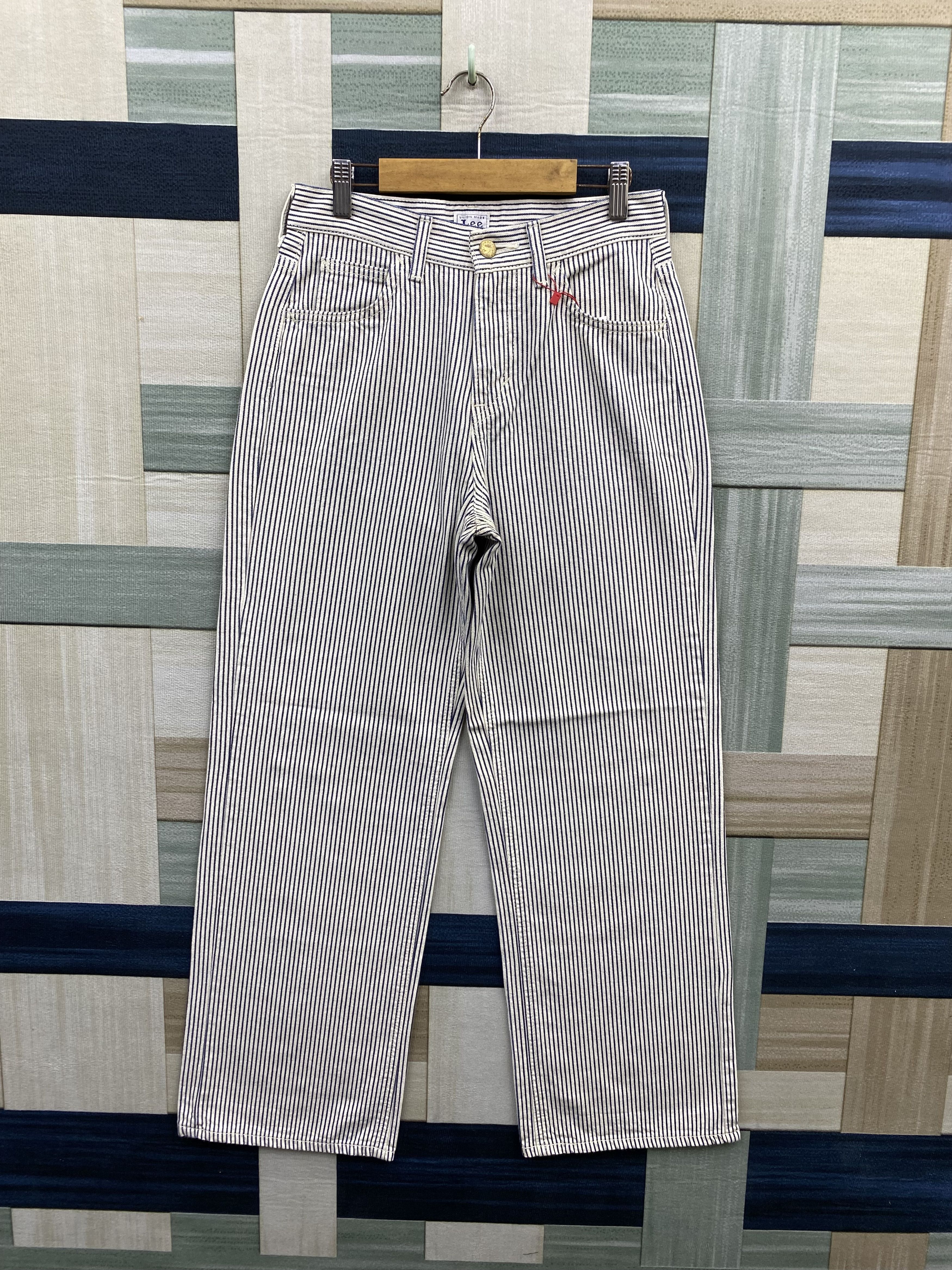 image of Lee Hickory Baggy Jean in Hickory Stripe, Women's (Size 27)