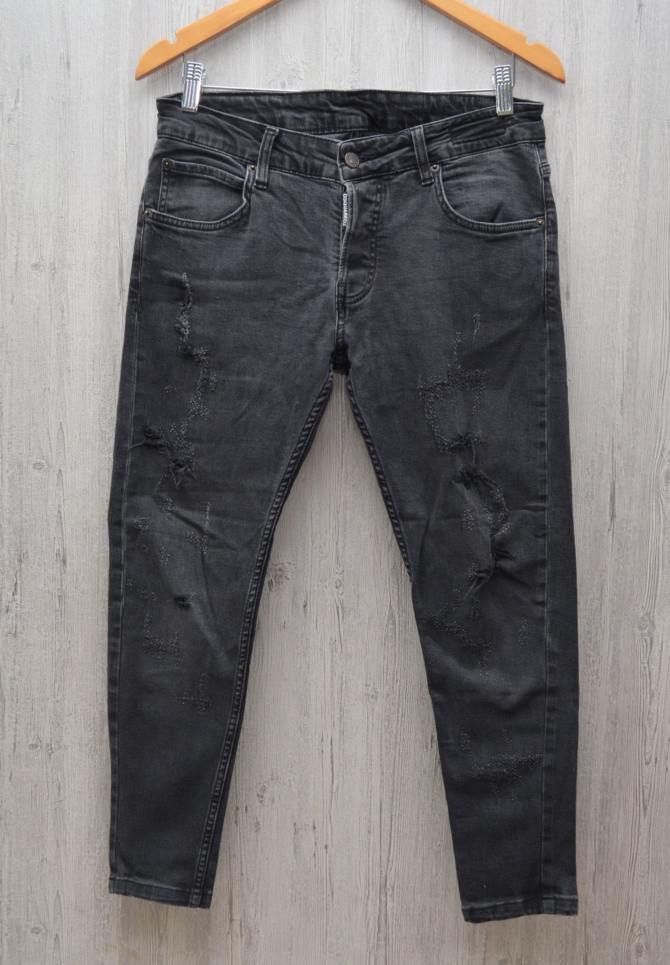 Dsquared2 Black Skinny Cropped jeans Size W30 L28