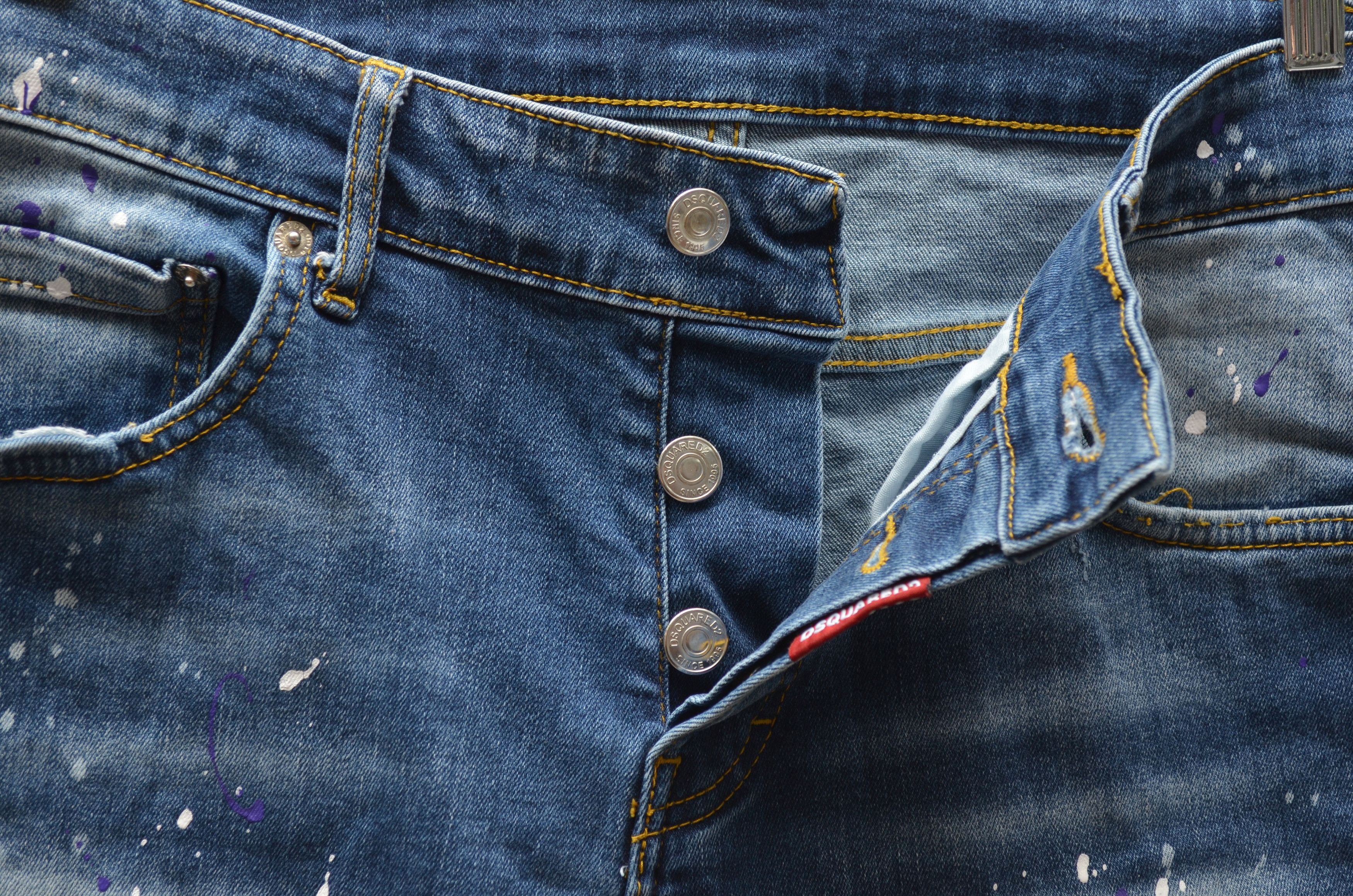 Dsquared2 Dsquared2 Blue Distressed Skinny jeans Sz W30 L32 Size US 30 / EU 46 - 7 Thumbnail