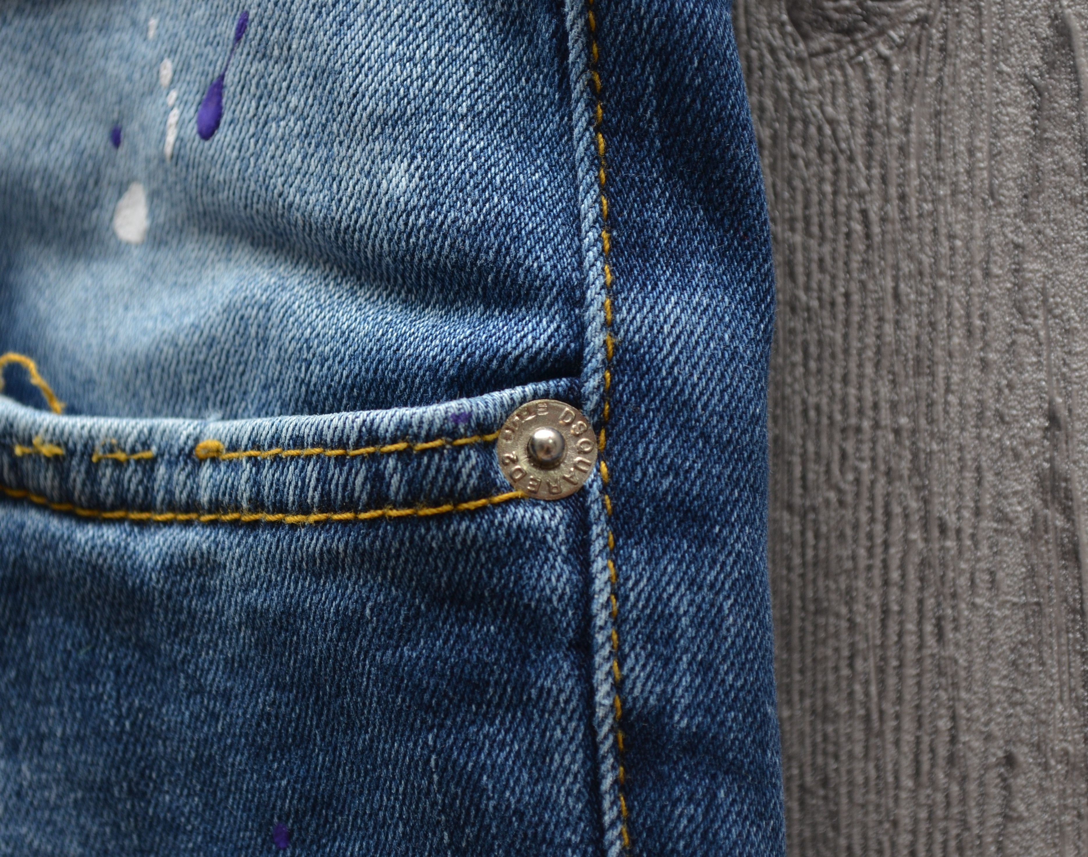 Dsquared2 Dsquared2 Blue Distressed Skinny jeans Sz W30 L32 Size US 30 / EU 46 - 8 Thumbnail