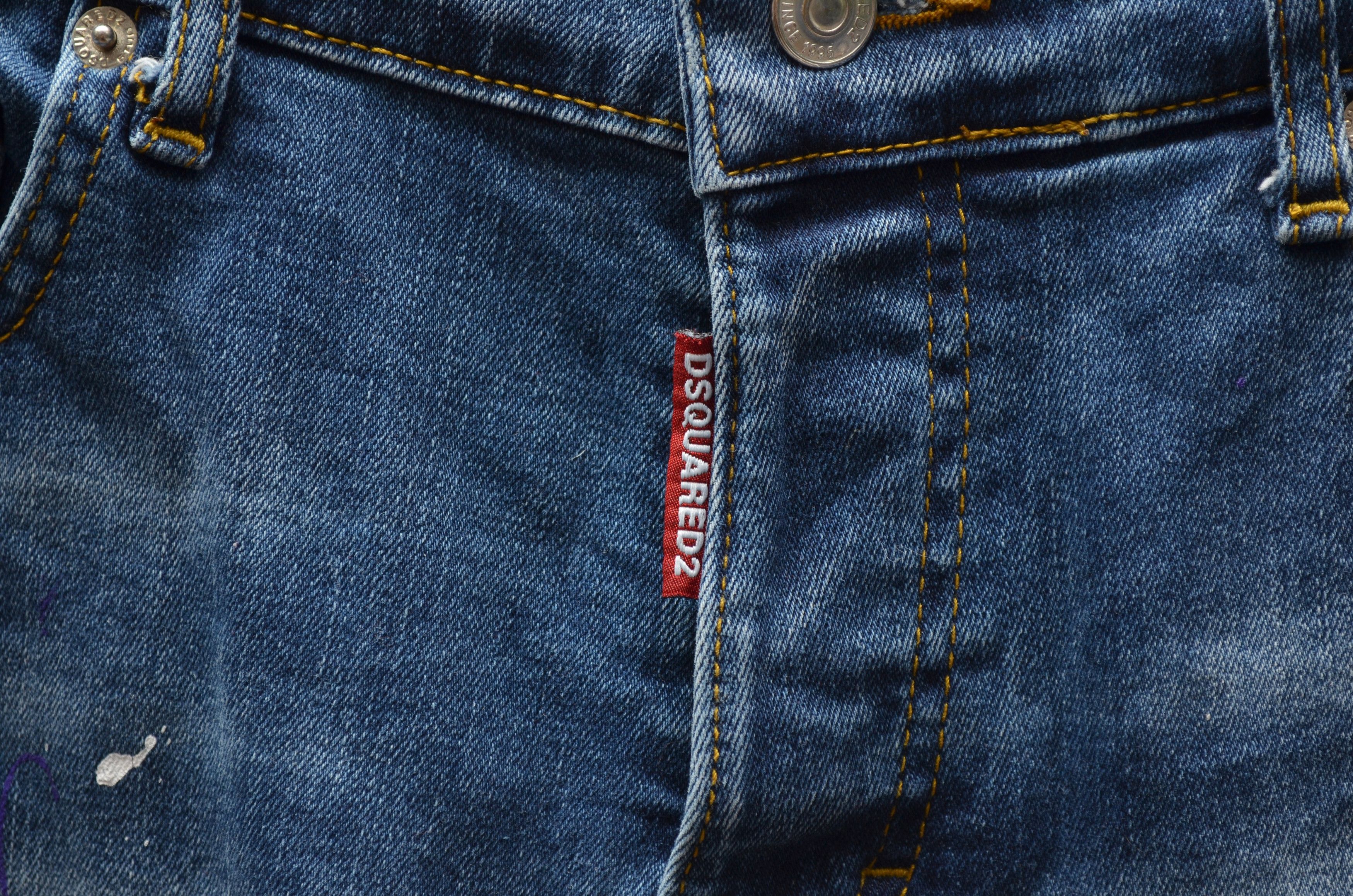 Dsquared2 Dsquared2 Blue Distressed Skinny jeans Sz W30 L32 Size US 30 / EU 46 - 6 Thumbnail