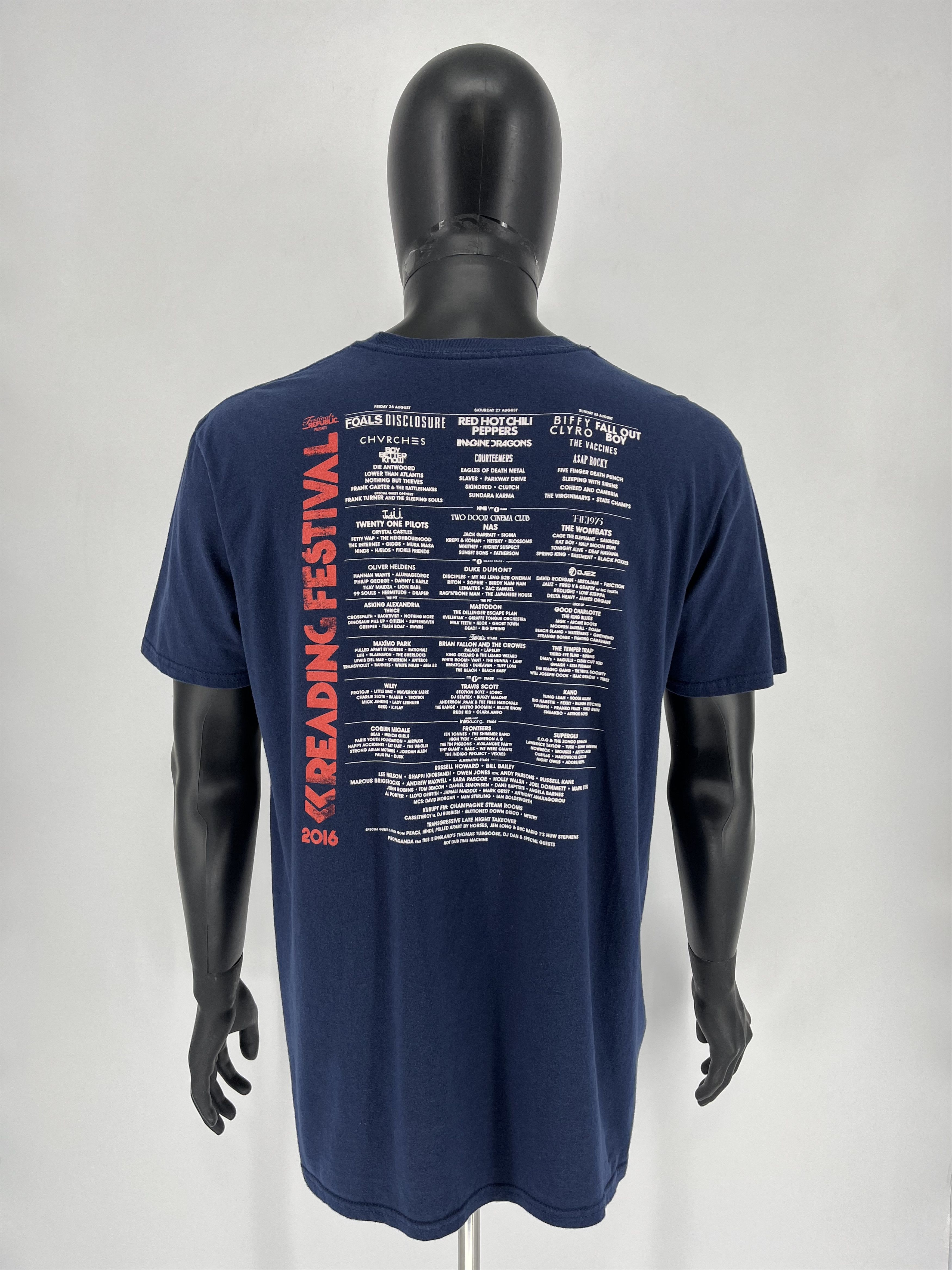 Band Tees Vintage Y2k Reading Festival Tour T Shirt 2016 Band tee Size US XL / EU 56 / 4 - 7 Thumbnail
