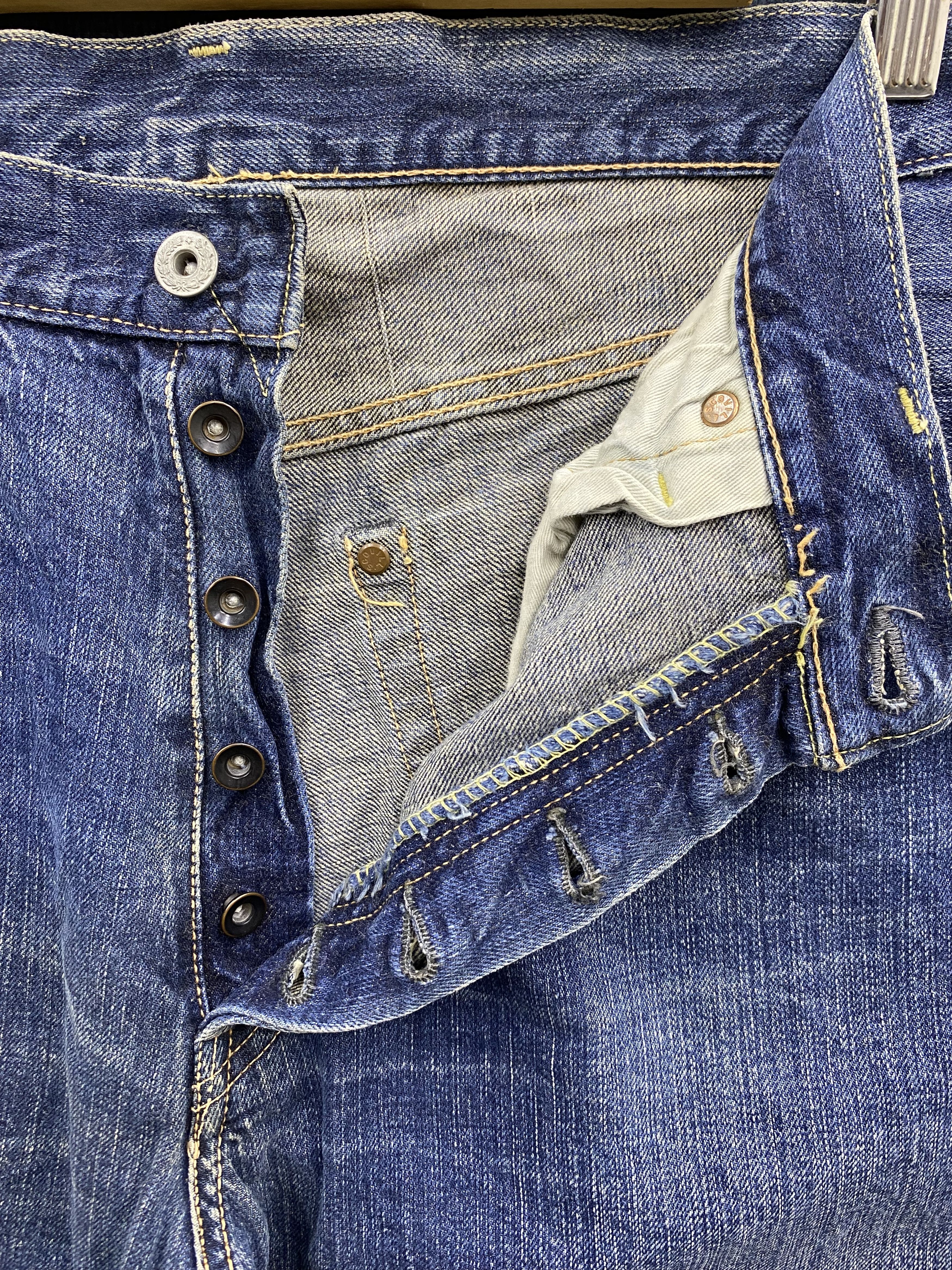 Japanese Brand Vintage Japanese Brand Selvedge Denim Jean Size US 35 - 17 Thumbnail