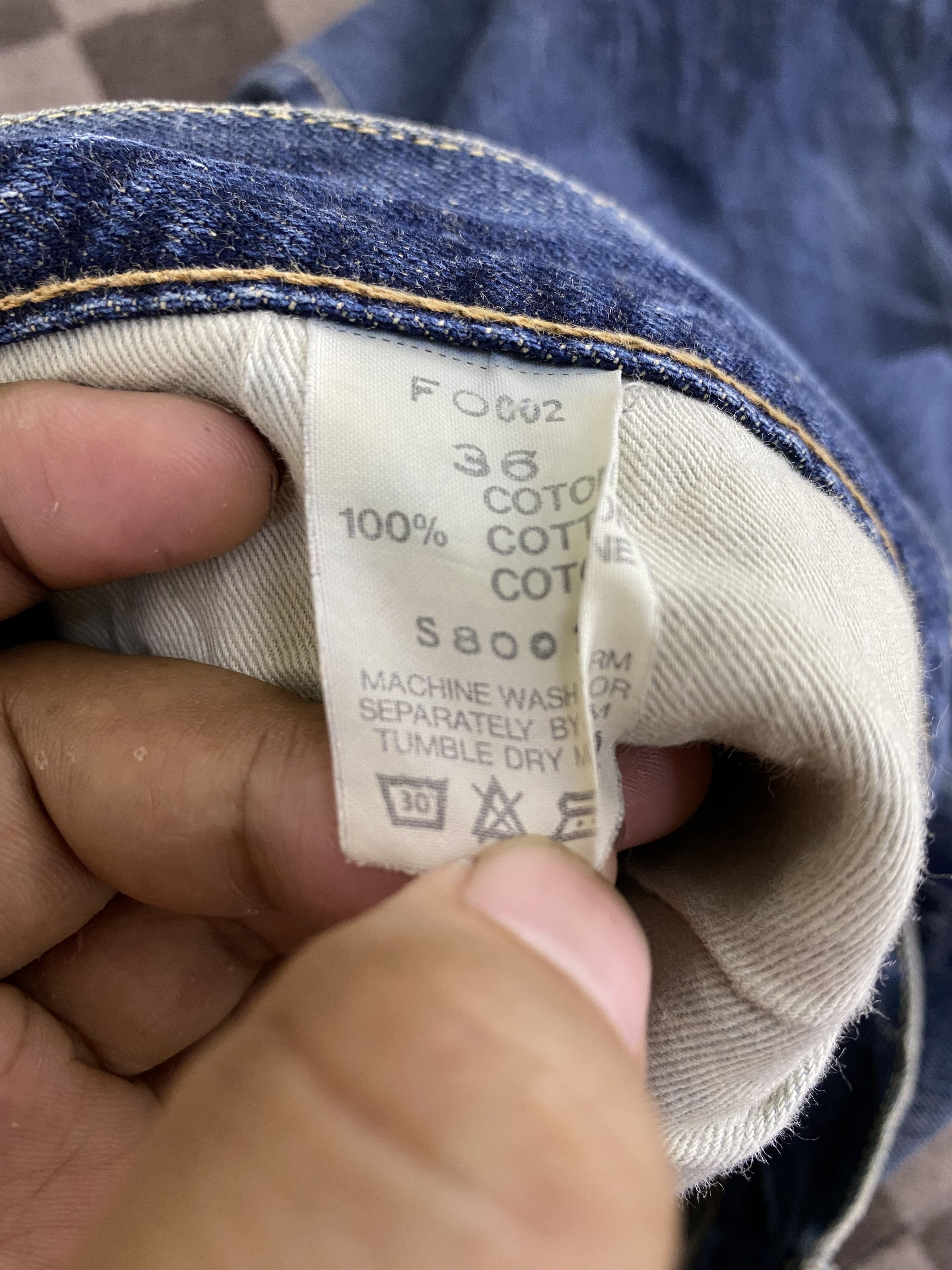 Japanese Brand Vintage Japanese Brand Selvedge Denim Jean Size US 35 - 18 Thumbnail