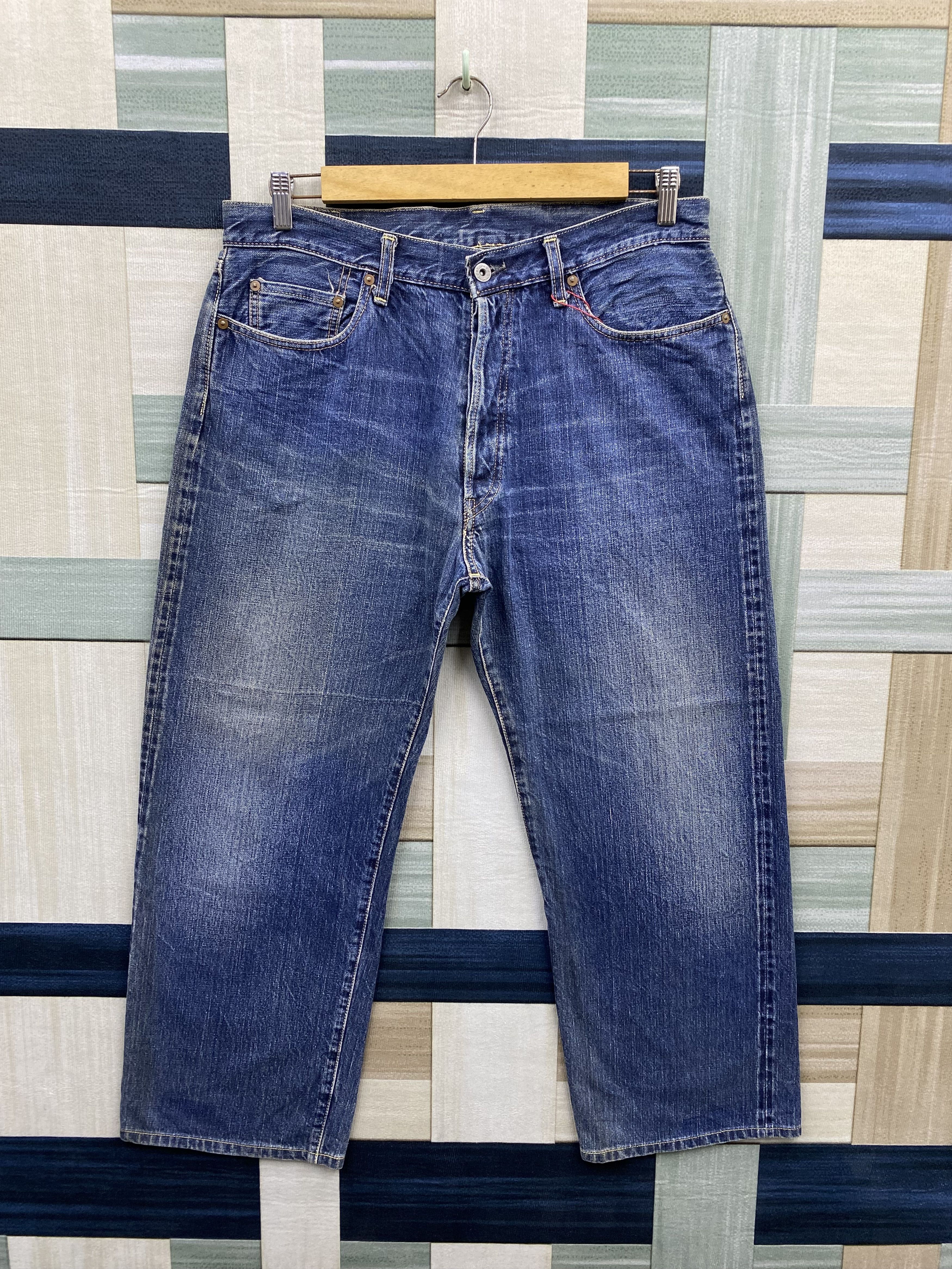 Japanese Brand Vintage Japanese Brand Selvedge Denim Jean Size US 35 - 1 Thumbnail
