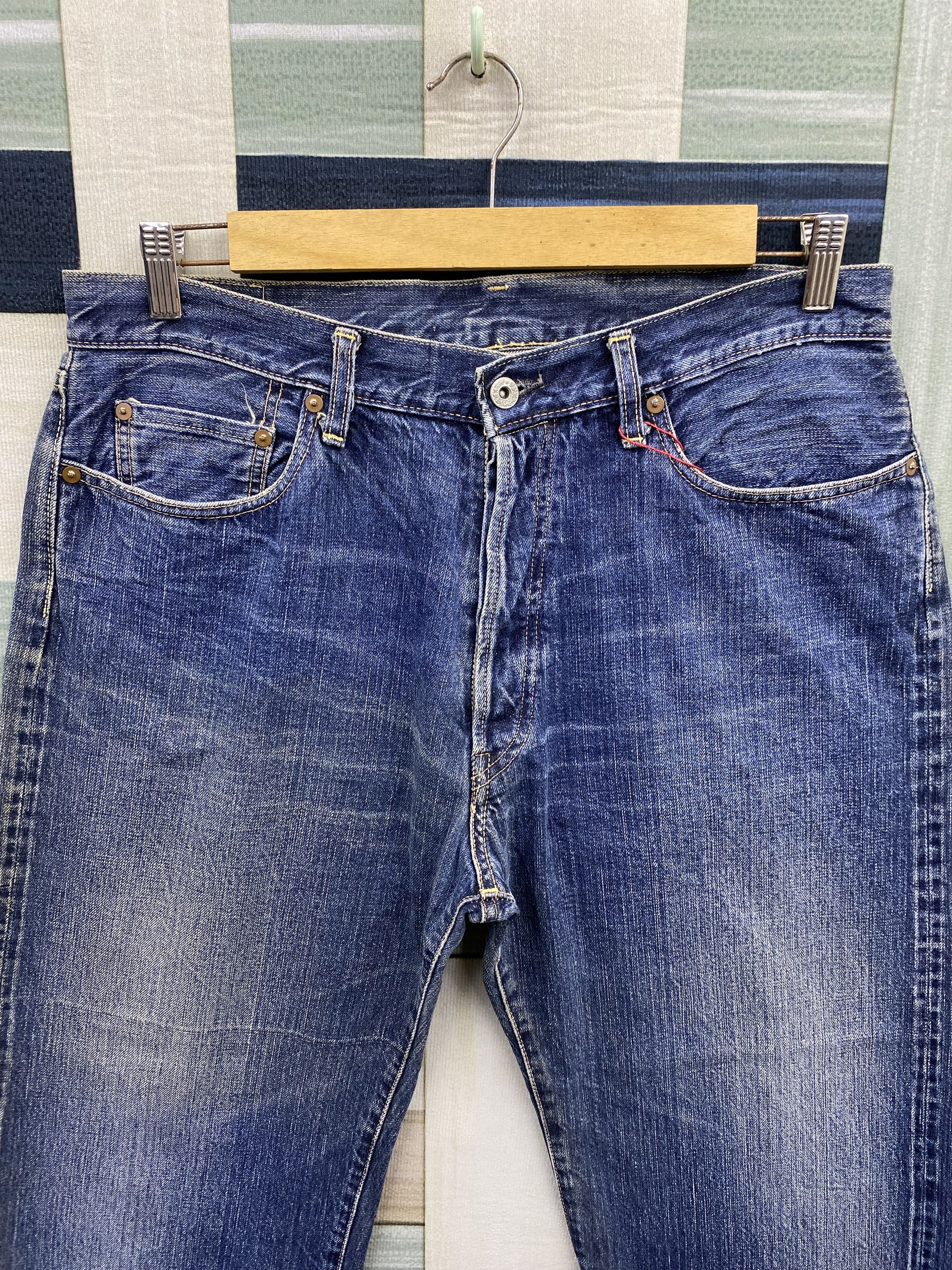 Japanese Brand Vintage Japanese Brand Selvedge Denim Jean Size US 35 - 3 Thumbnail