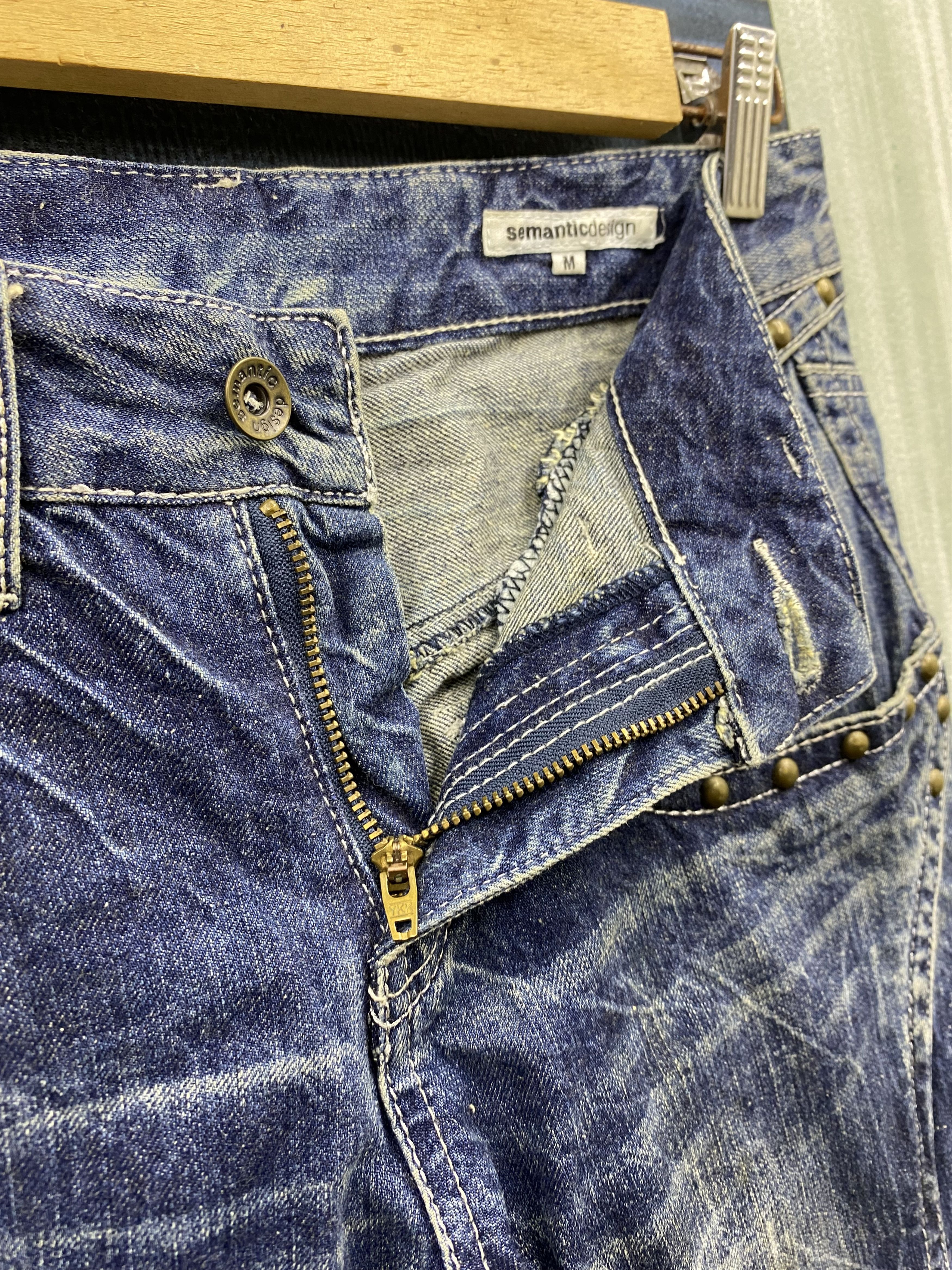 semanticdesign Vintage Japanese Brand Semantic Design Jean Size US 31 - 14 Thumbnail
