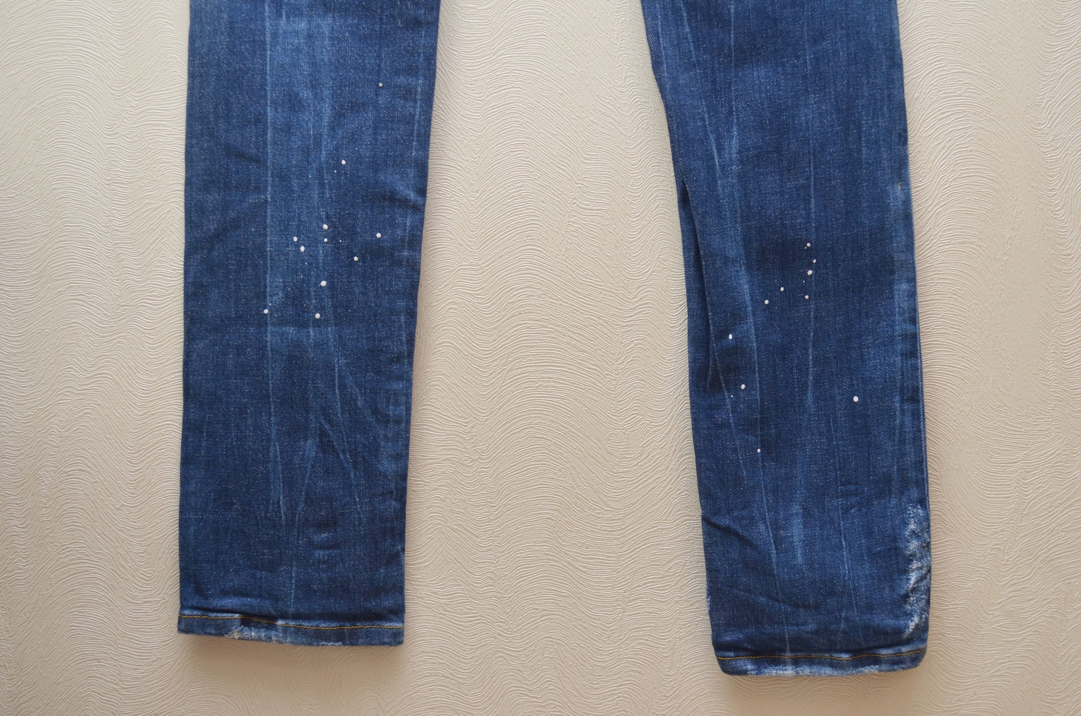 Designer × Dsquared2 Dsquared2 Blue Distressed Kenny Twist jeans Sz W31 L32 Size US 31 - 12 Thumbnail