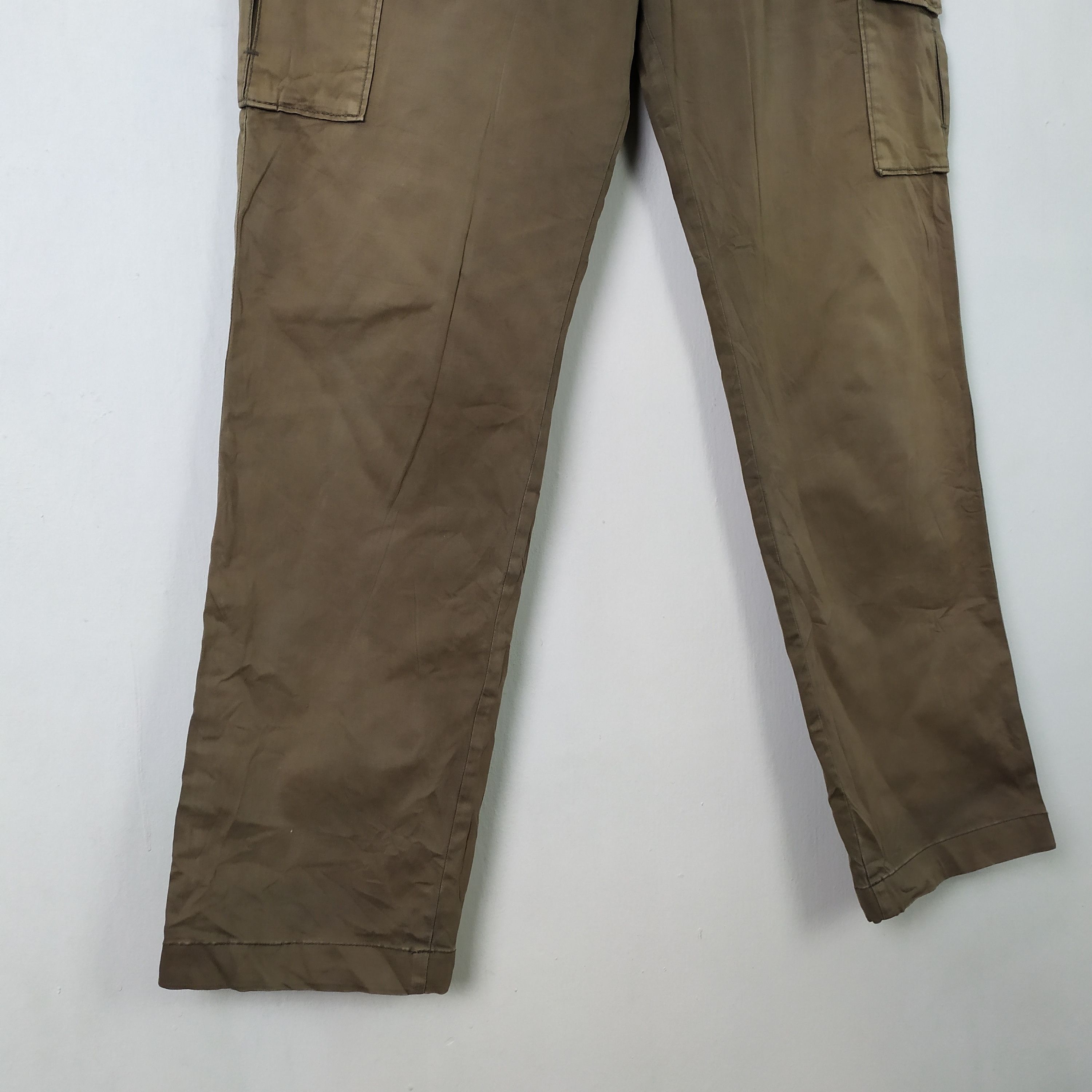 Japanese Brand VINTAGE JAPANESE FADED BROWN CARGO PANTS Size US 36 / EU 52 - 9 Thumbnail