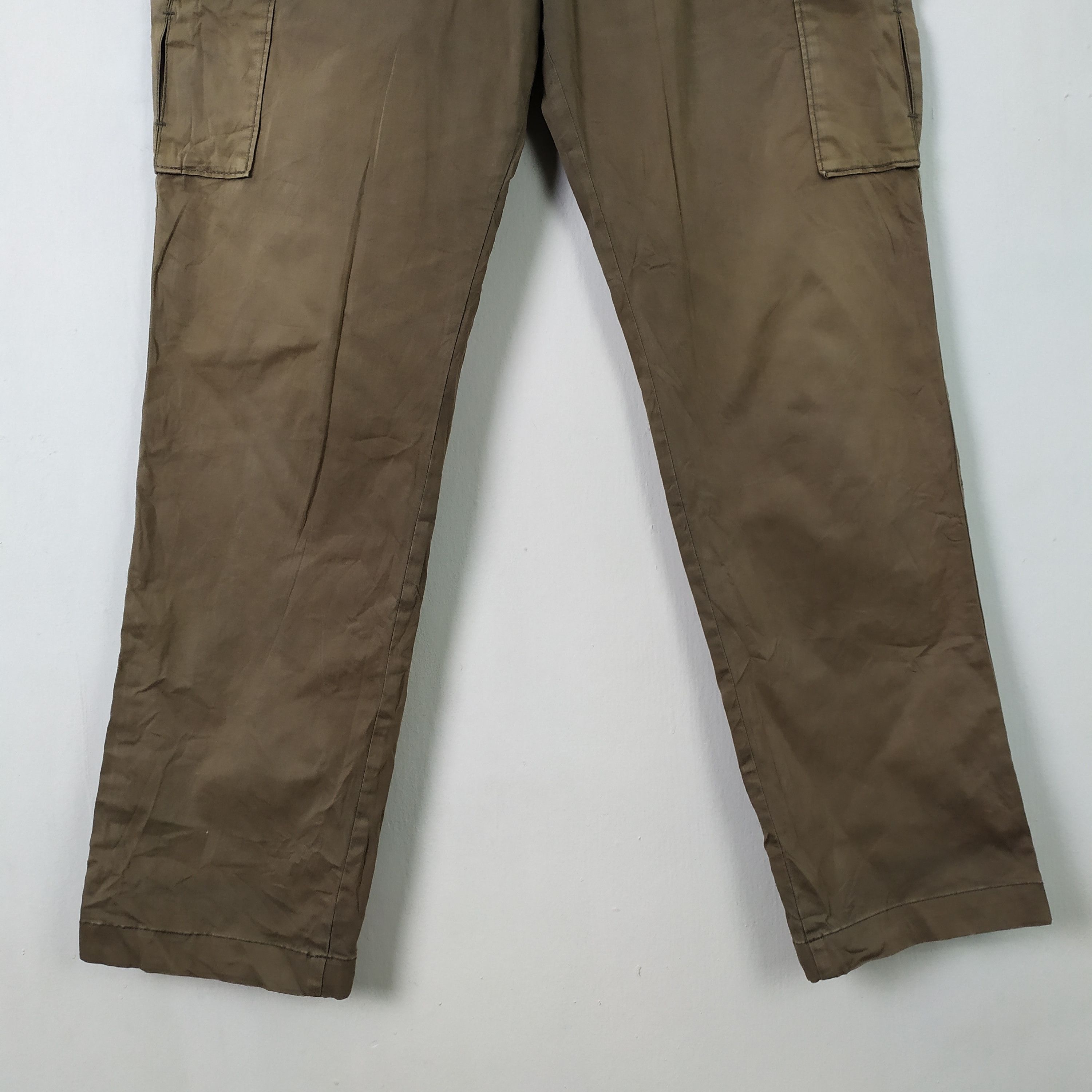 Japanese Brand VINTAGE JAPANESE FADED BROWN CARGO PANTS Size US 36 / EU 52 - 10 Thumbnail