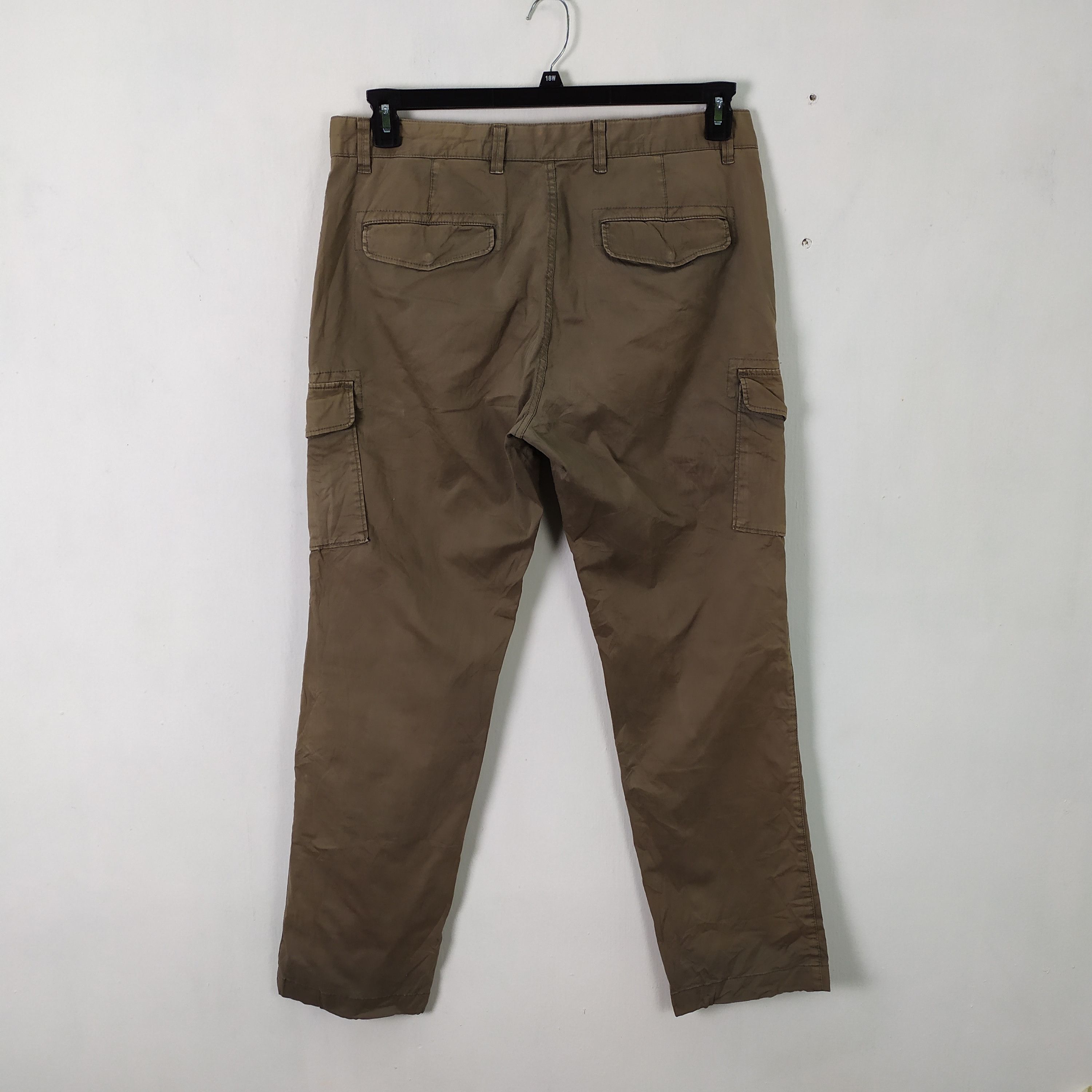 Japanese Brand VINTAGE JAPANESE FADED BROWN CARGO PANTS Size US 36 / EU 52 - 8 Thumbnail