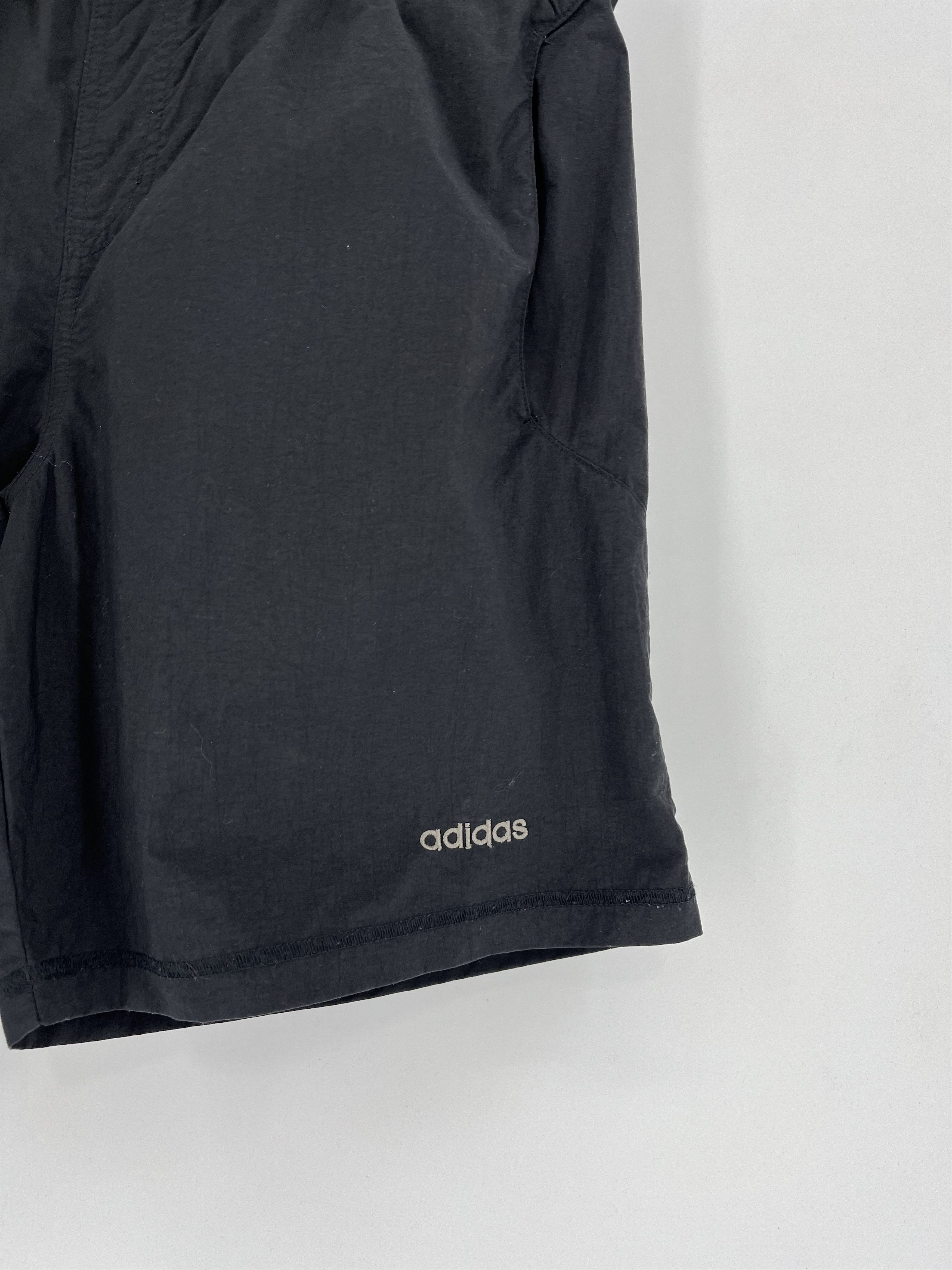Other 90s Vintage Adidas Nylon Swim Beach Shorts Black Size US 32 / EU 48 - 2 Thumbnail