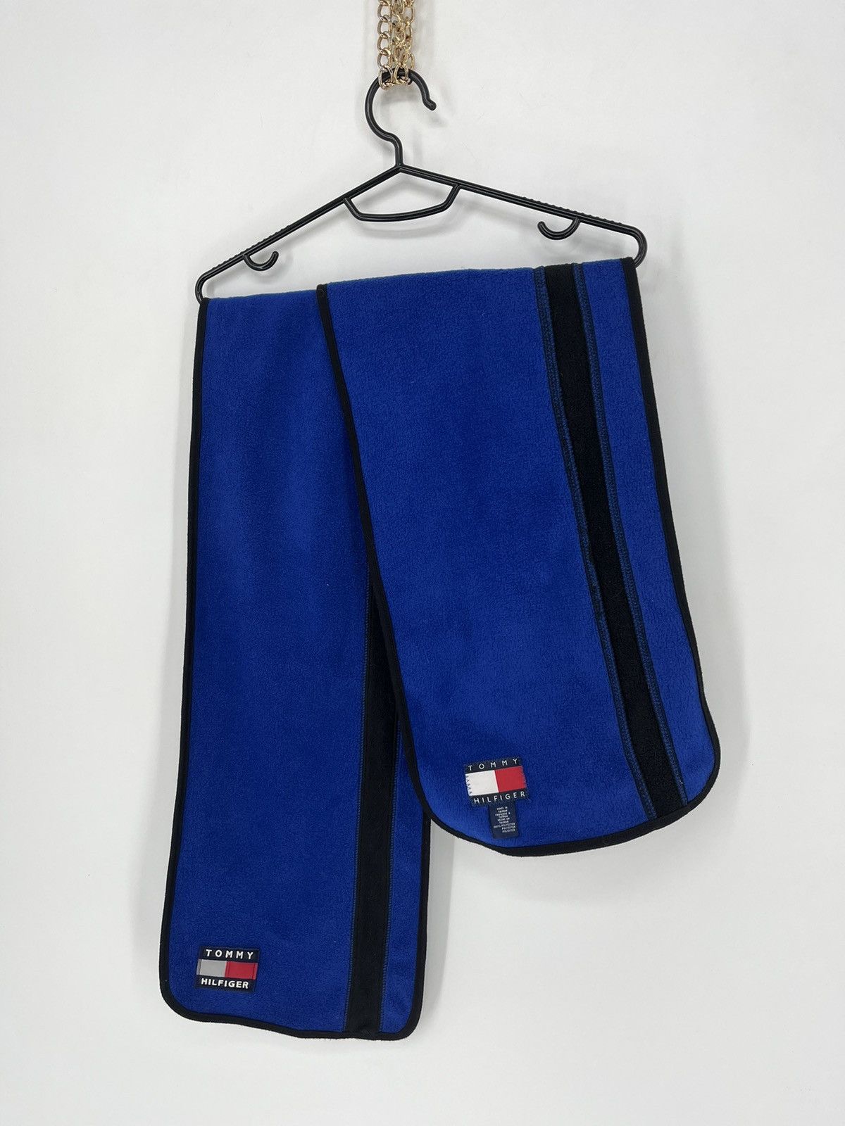 Tommy Hilfiger Vintage 90s Tommy Hilfiger fleece scarf Streetwear Style Size ONE SIZE - 8 Thumbnail