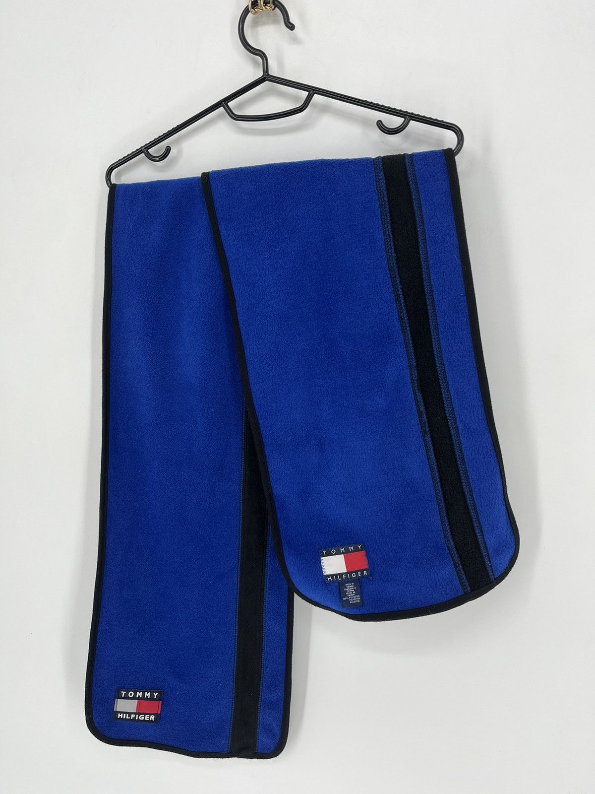 Tommy Hilfiger Vintage 90s Tommy Hilfiger fleece scarf Streetwear Style Size ONE SIZE - 7 Thumbnail